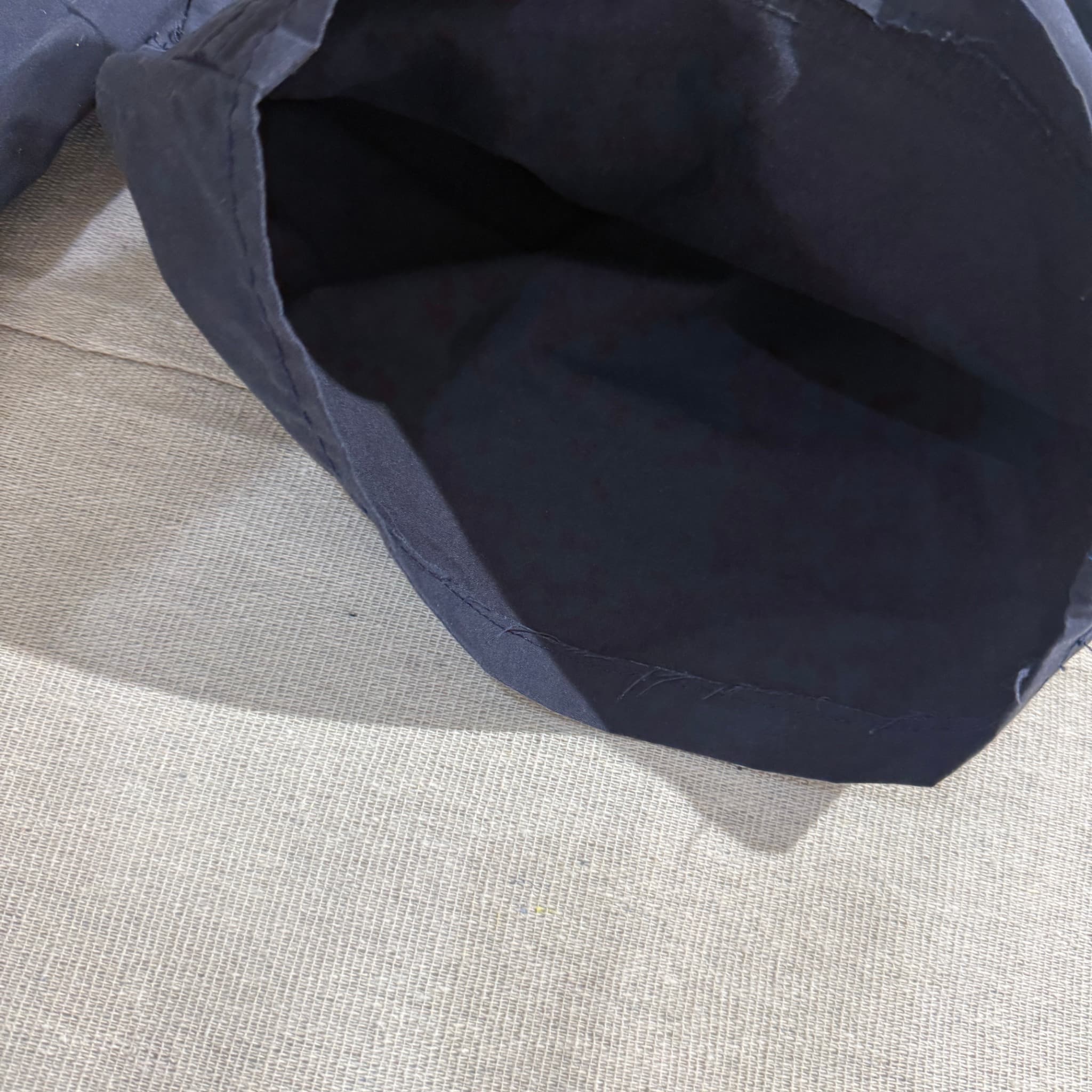 Unbranded Navy Blue Performance Shorts With Blue Piping — photo 2 of 6