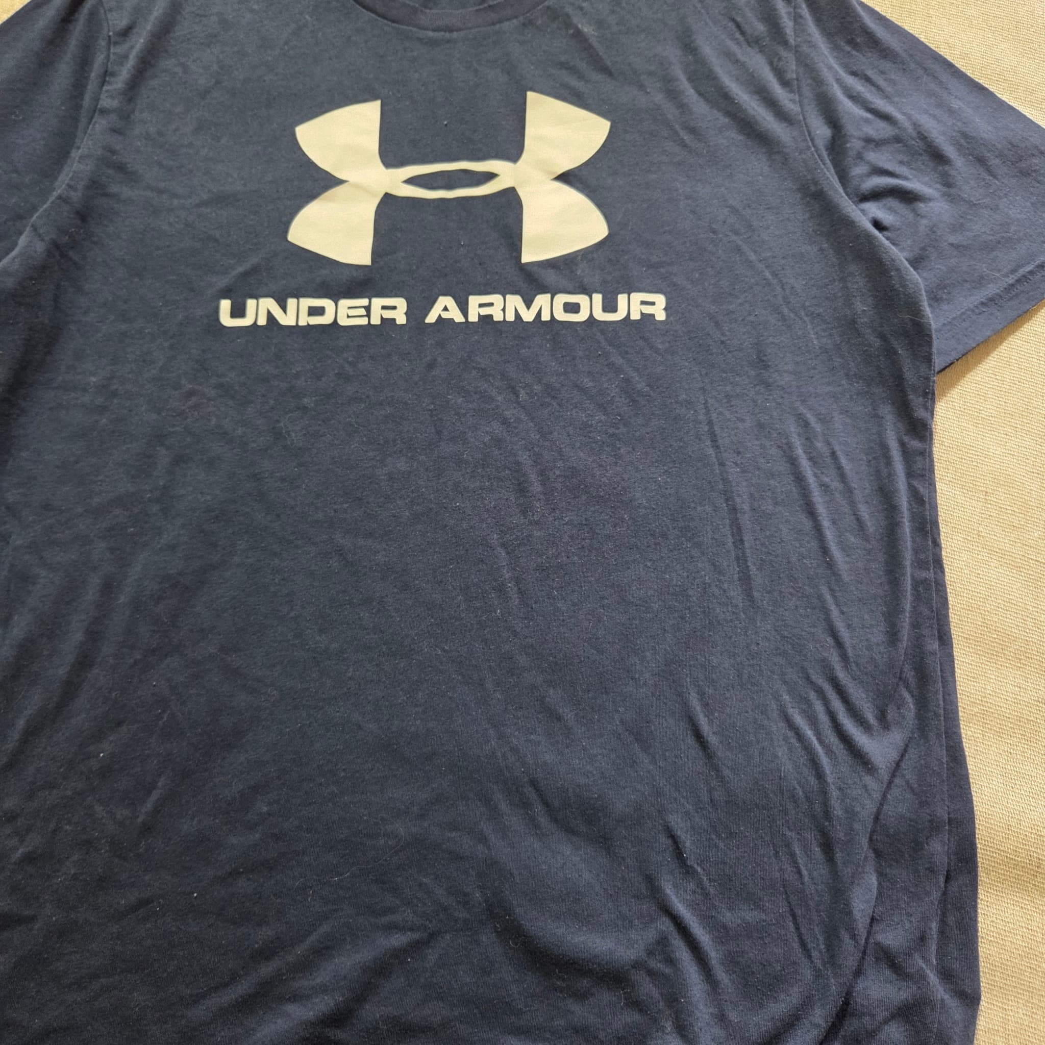 Under Armour Men's Navy Blue Logo Graphic T-Shirt — photo 2 of 9