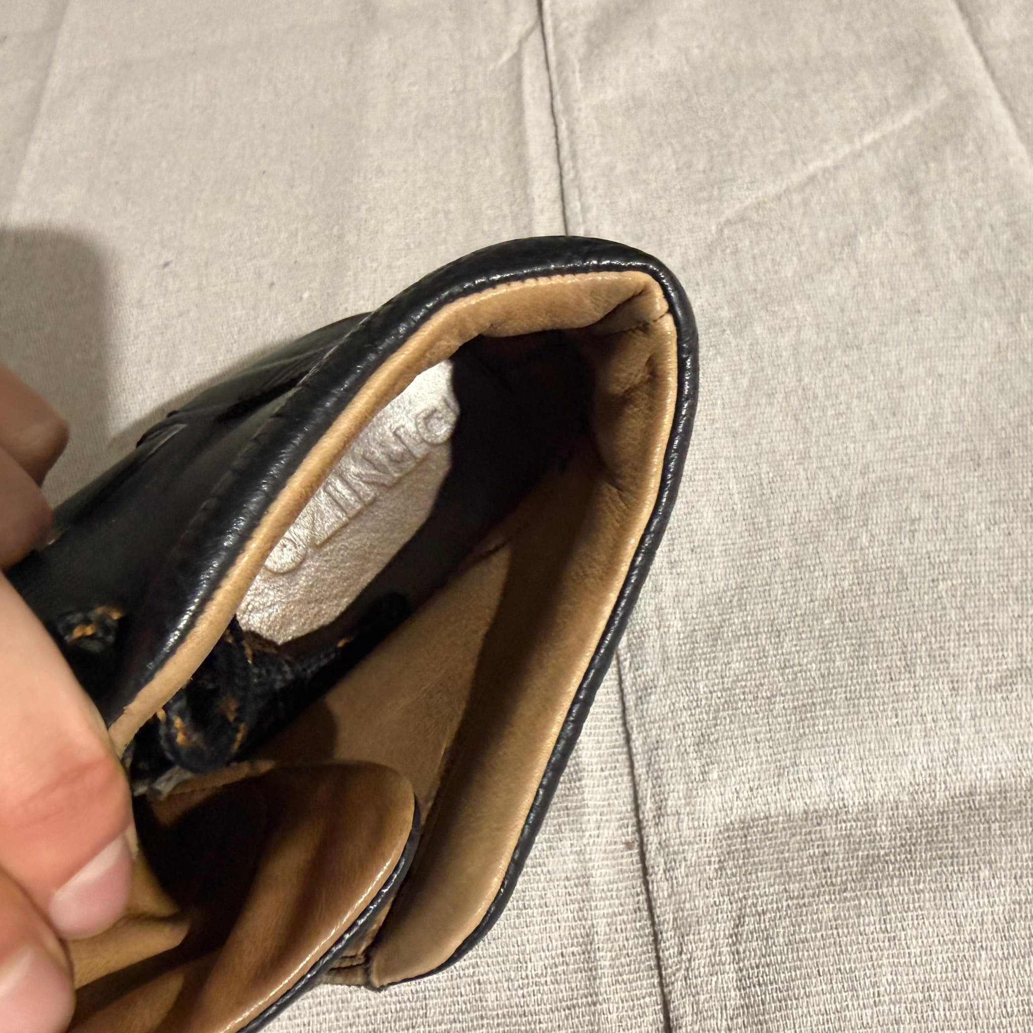 VINCCI Black Leather Cap-Toe Ankle Boots — photo 7 of 11