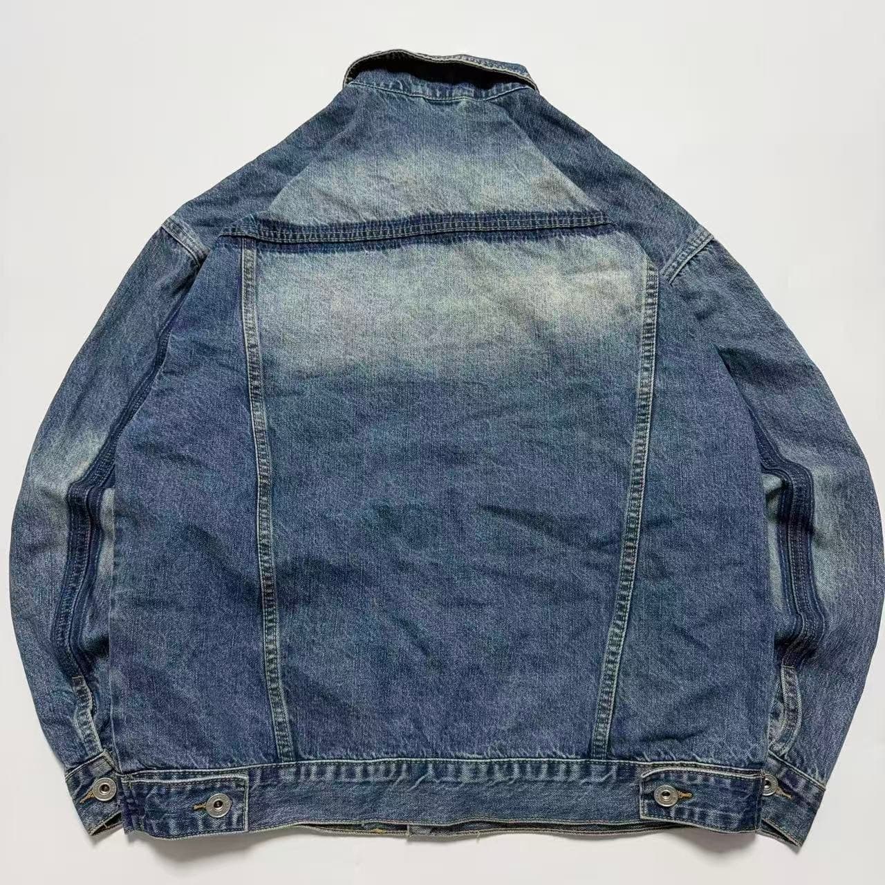 Vintage 2000s Acid Wash Denim Trucker Jacket — photo 2 of 4
