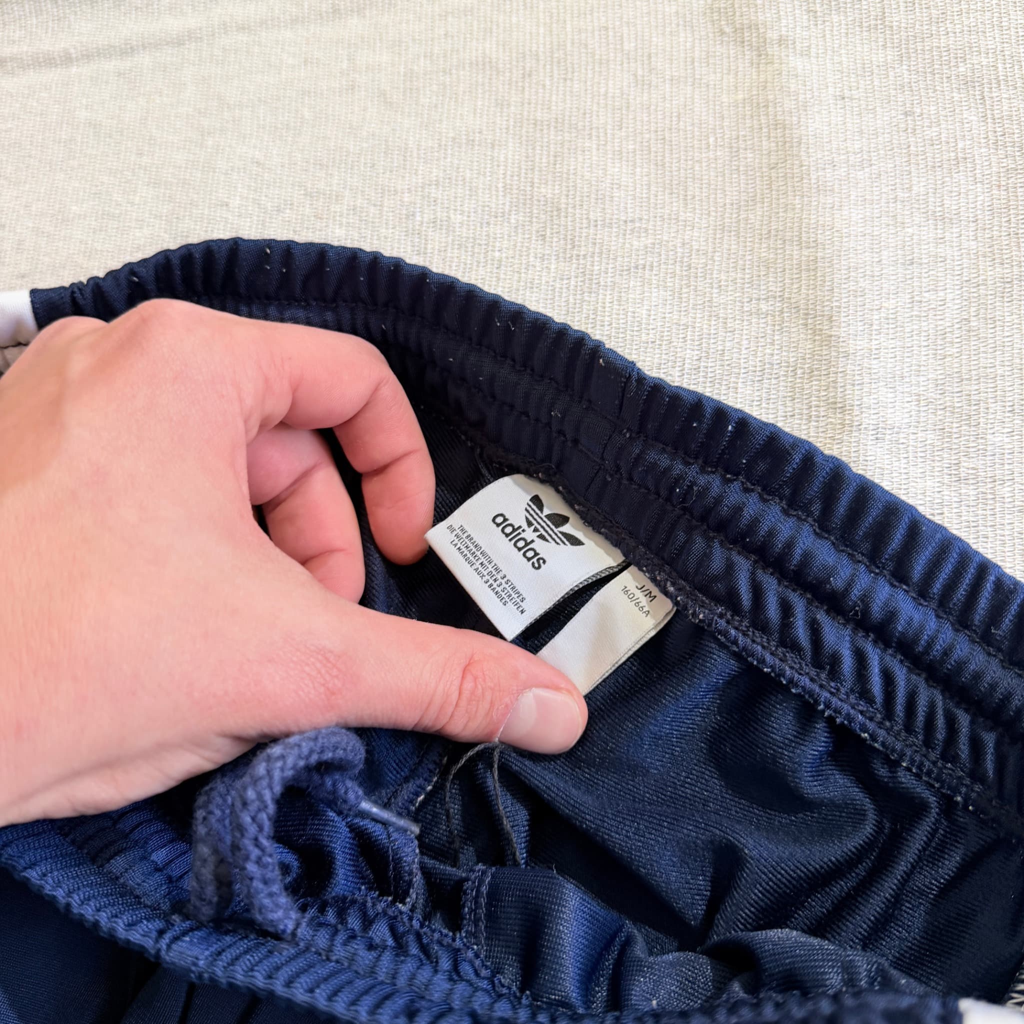Vintage 2000s Adidas Adibreak Snap Track Pants Navy — photo 5 of 9