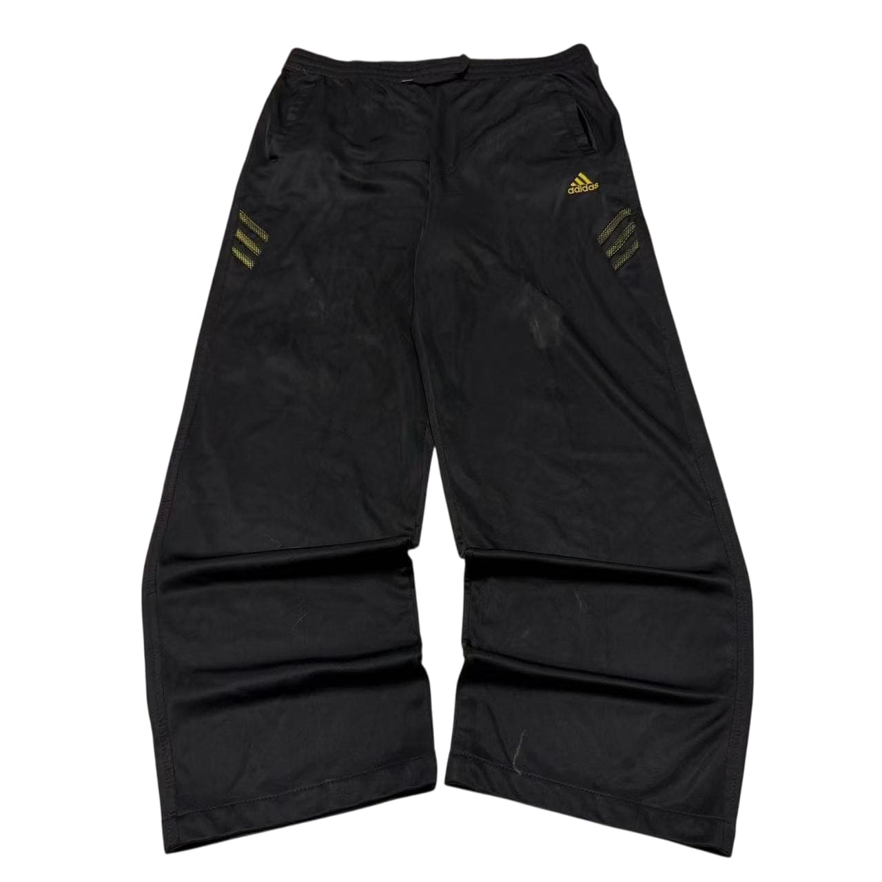 Vintage 2000s Adidas Black & Gold Track Pants — photo 1 of 8