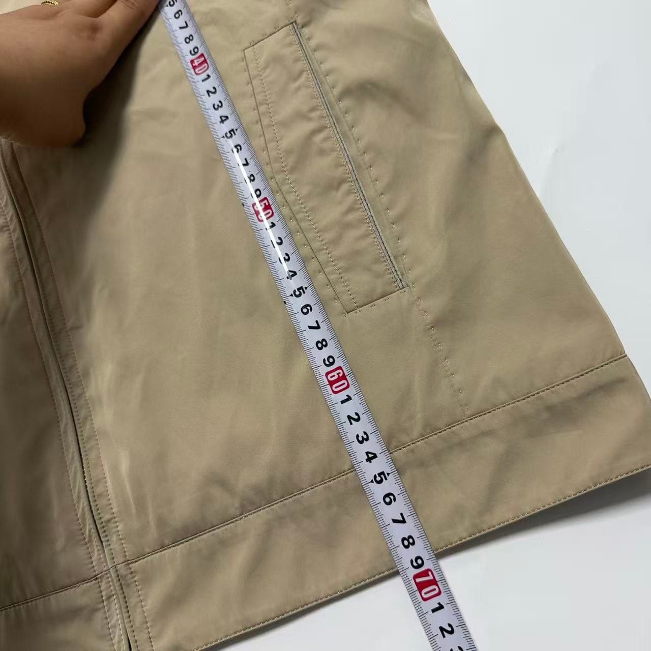 Vintage 2000s Banana Republic Tan Full-Zip Jacket — photo 3 of 5