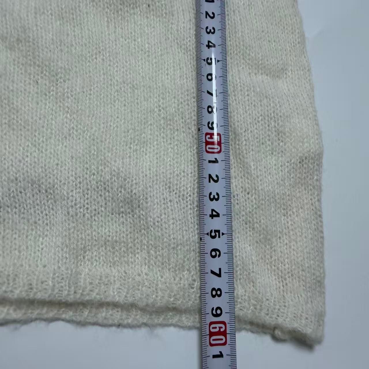 Vintage 2000s Cream Mohair Blend Knit Sweater — photo 4 of 8