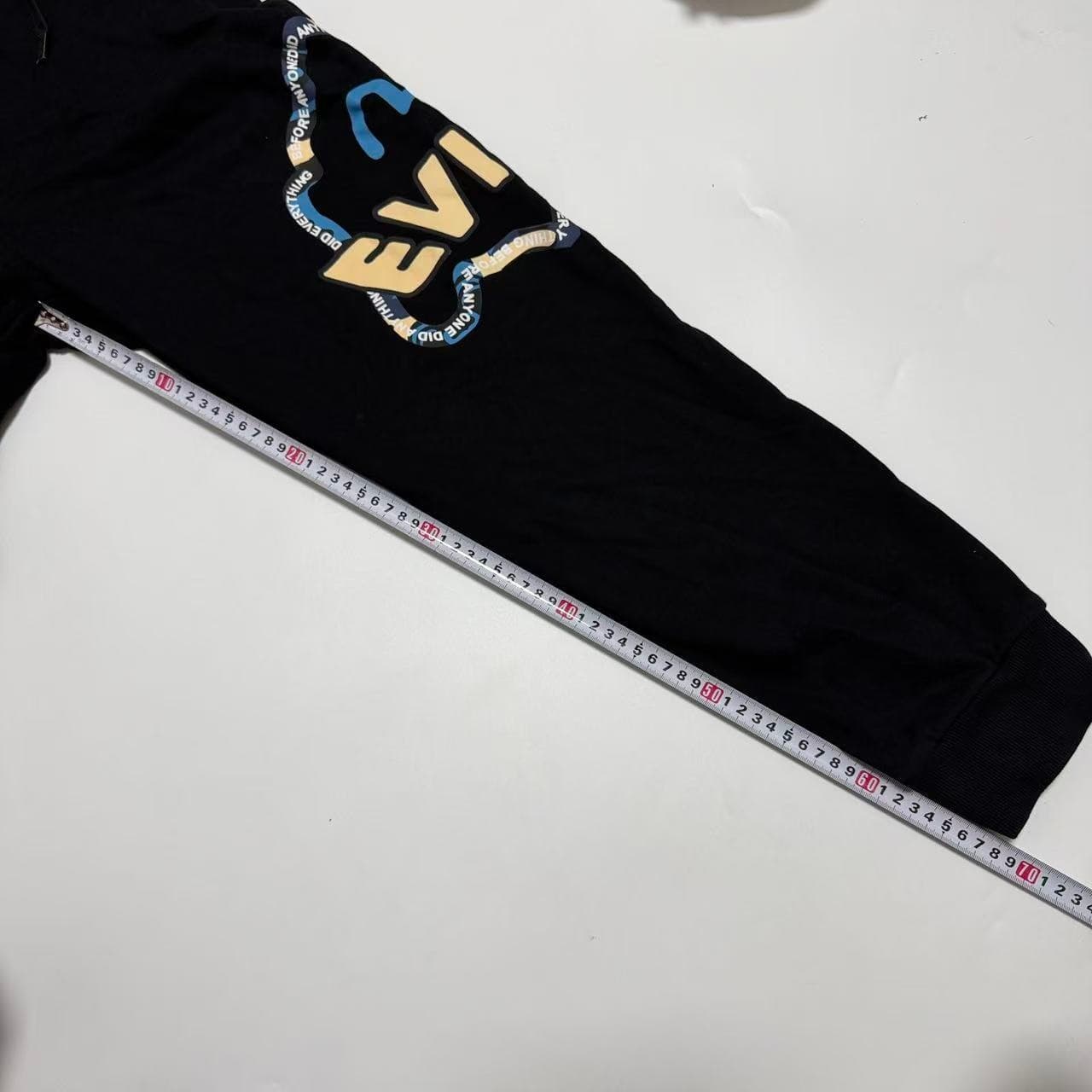 Vintage 2000s Evisu Black Sweatpants — photo 8 of 12