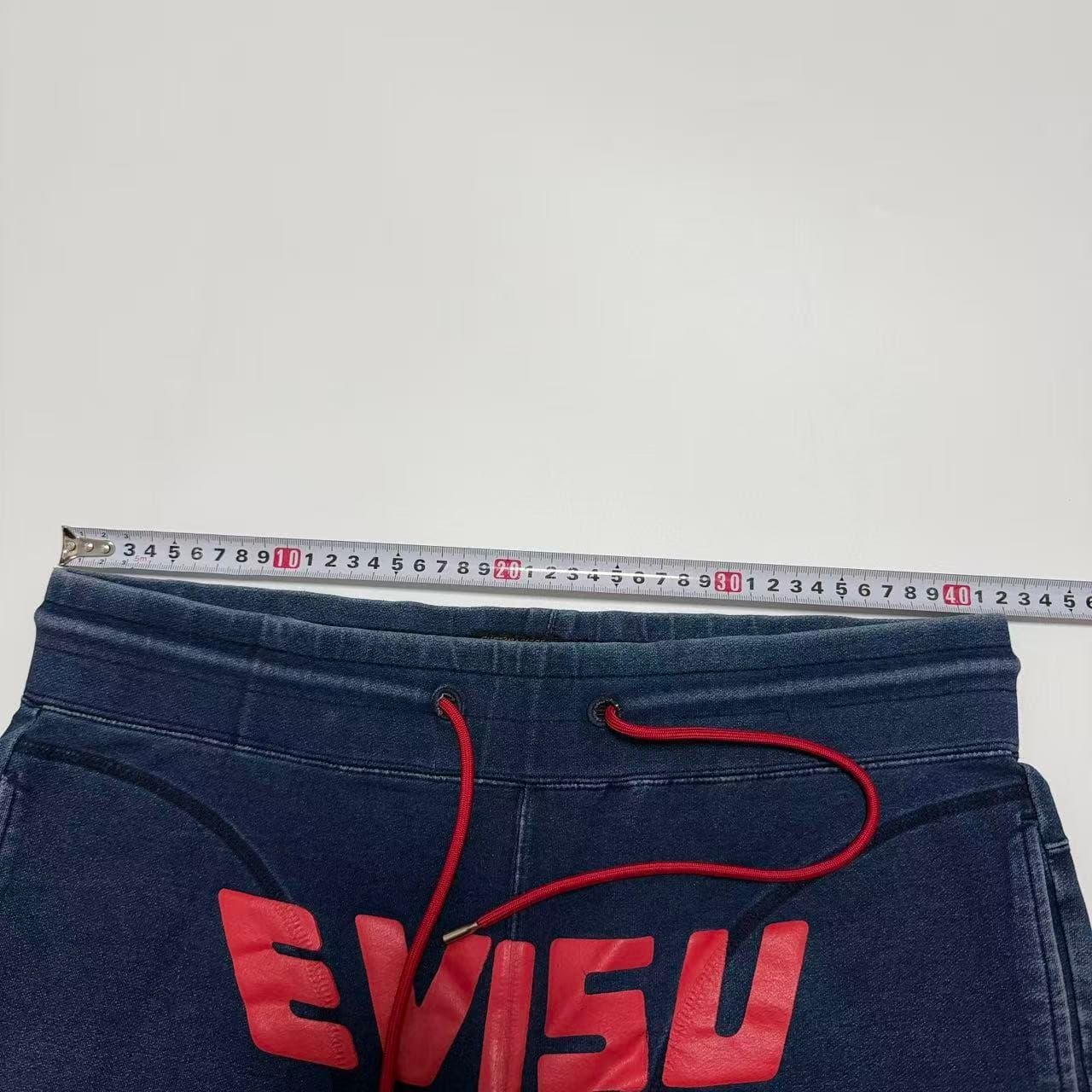 Vintage 2000s Evisu Denim Jogger Sweatpants — photo 6 of 12