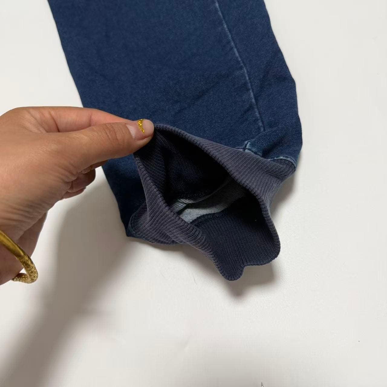Vintage 2000s Evisu Denim Jogger Sweatpants — photo 8 of 12