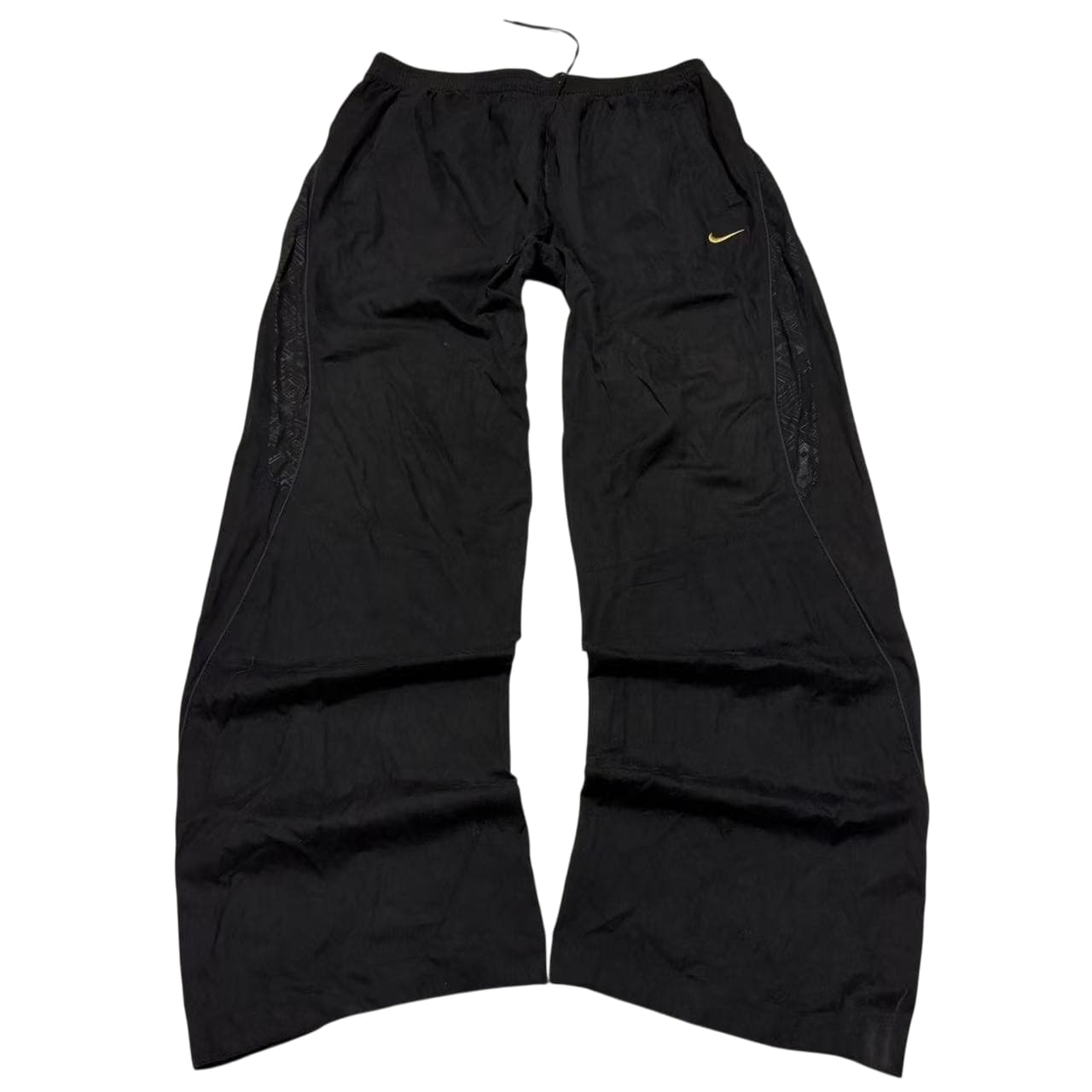 Vintage 2000s Nike Black Nylon Track Pants — photo 1 of 10