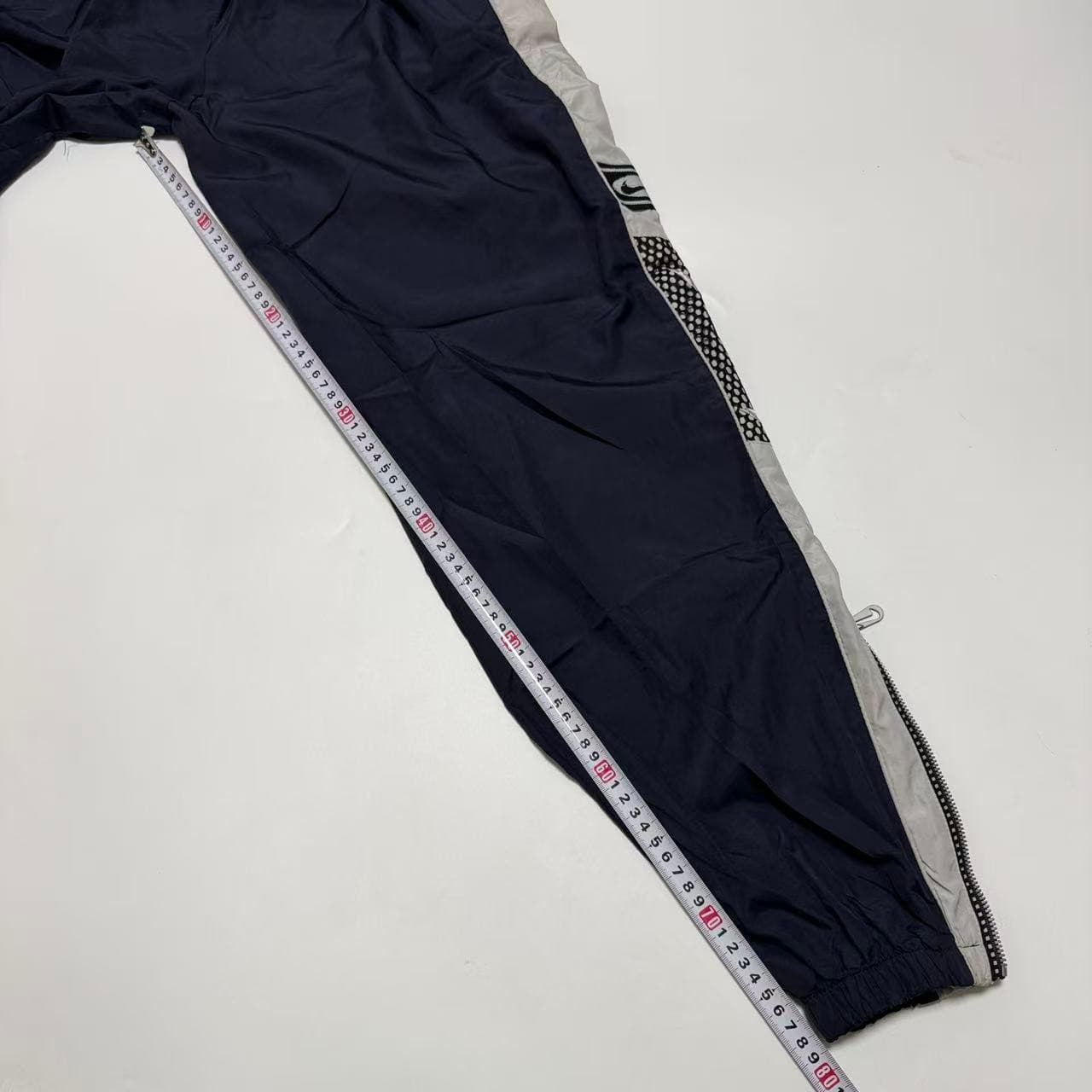 Vintage 90s Nike Swoosh Nylon Track Pants — photo 4 of 12