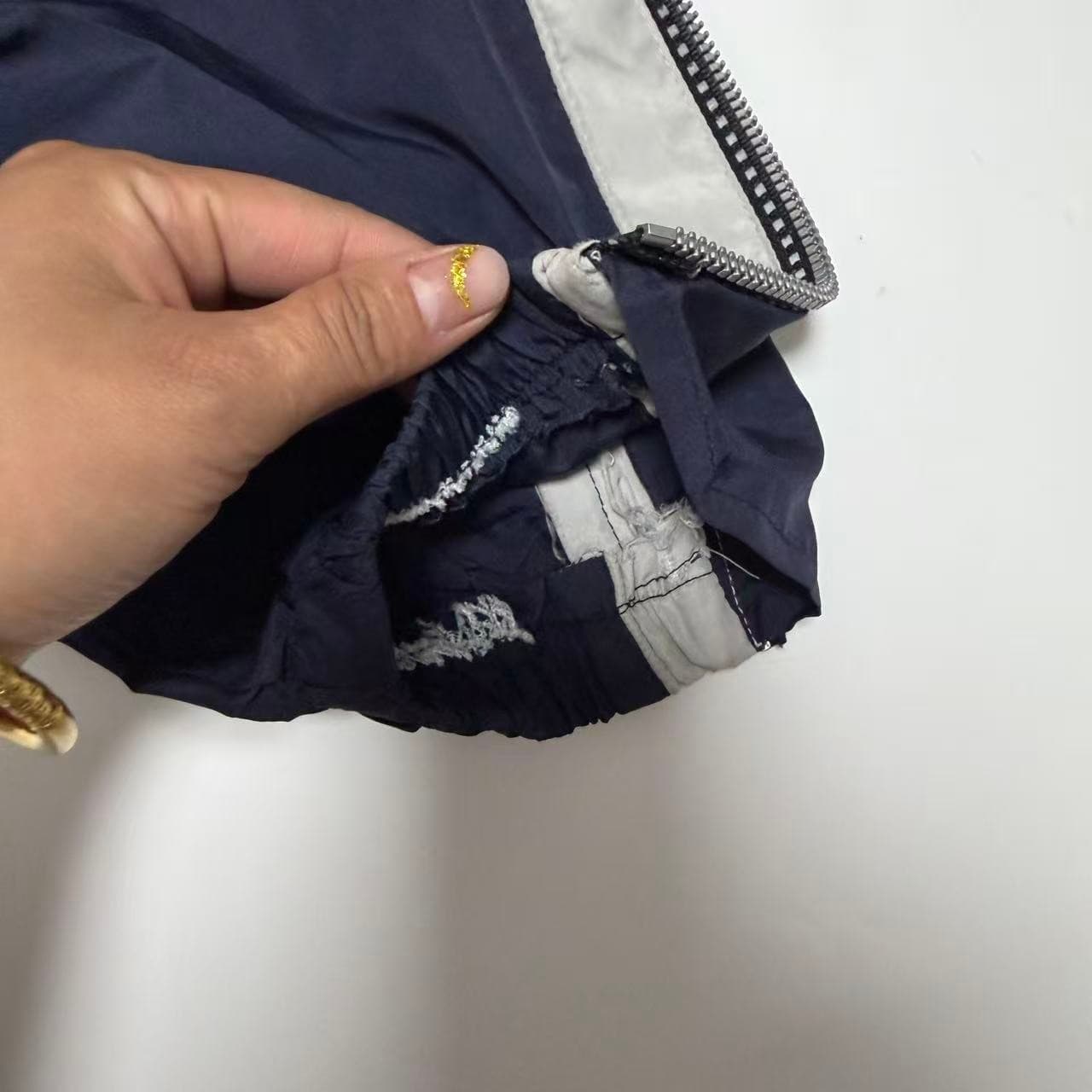 Vintage 90s Nike Swoosh Nylon Track Pants — photo 7 of 12