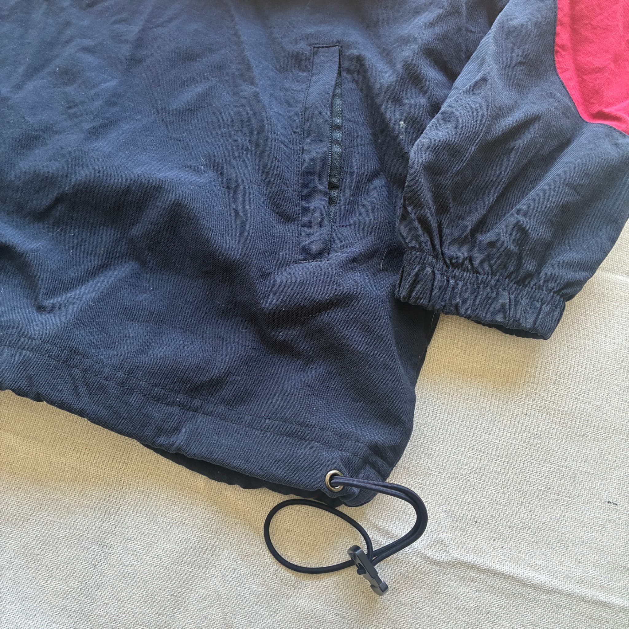 Vintage Adidas 1/4 Zip Colorblock Windbreaker Jacket — photo 2 of 7