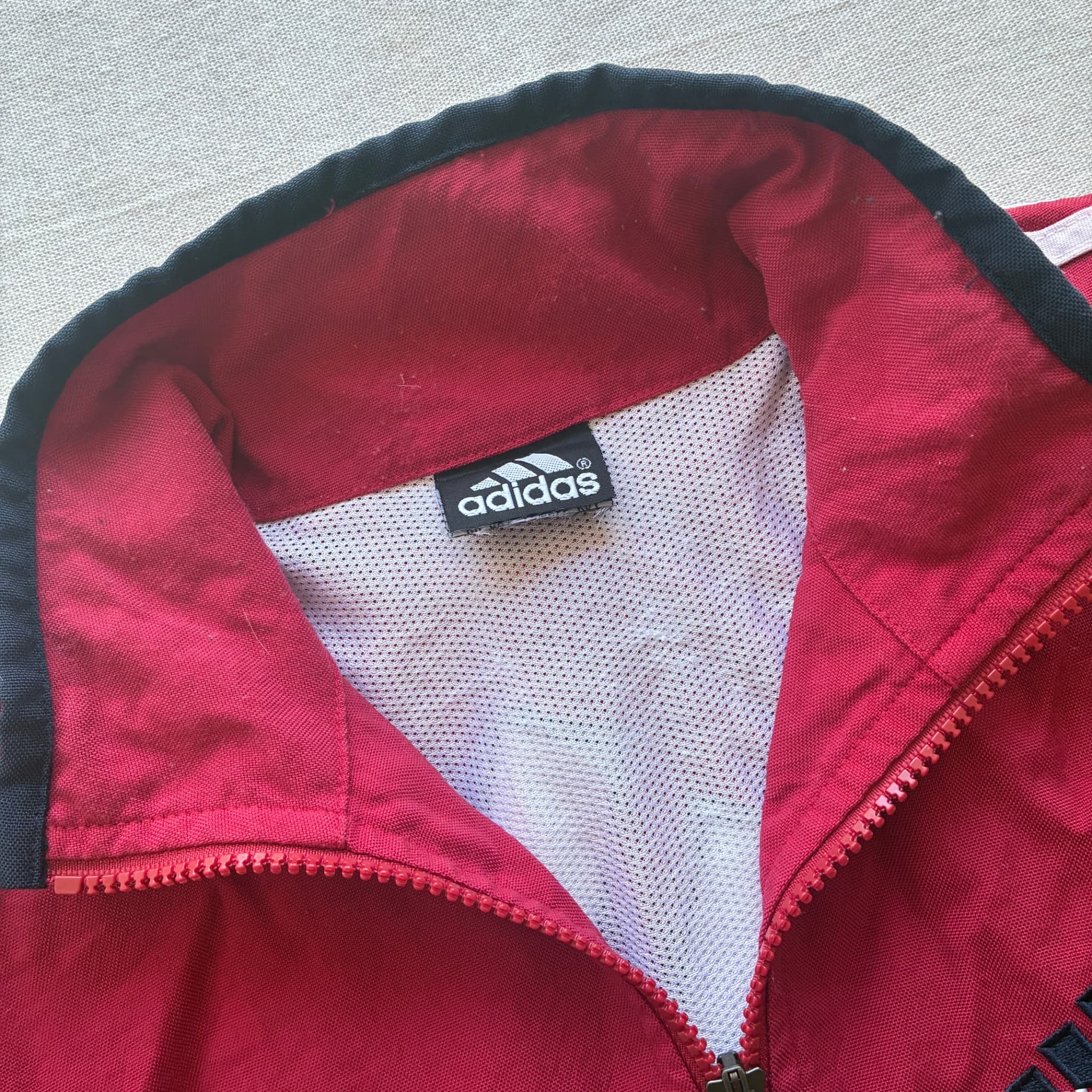 Vintage Adidas 1/4 Zip Colorblock Windbreaker Jacket — photo 4 of 7