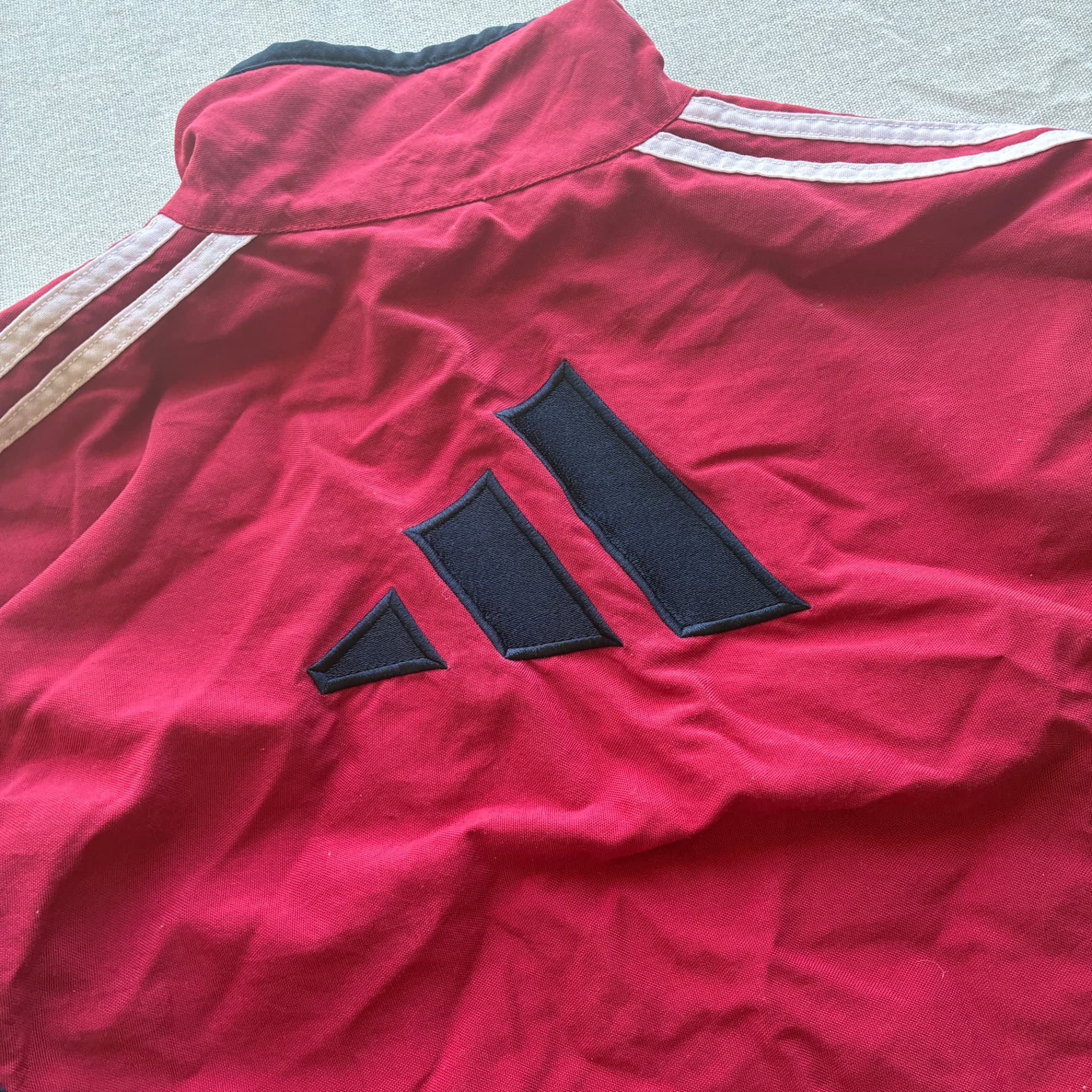 Vintage Adidas 1/4 Zip Colorblock Windbreaker Jacket — photo 5 of 7