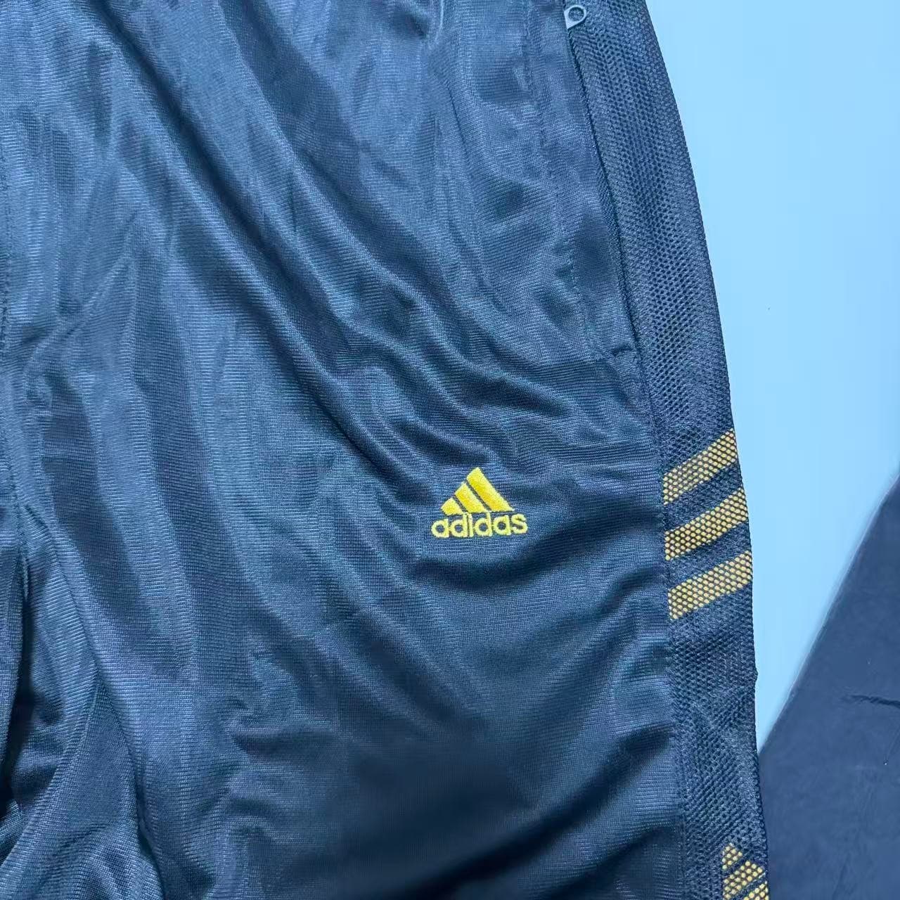 Vintage Adidas Black & Gold Track Pants — photo 3 of 8
