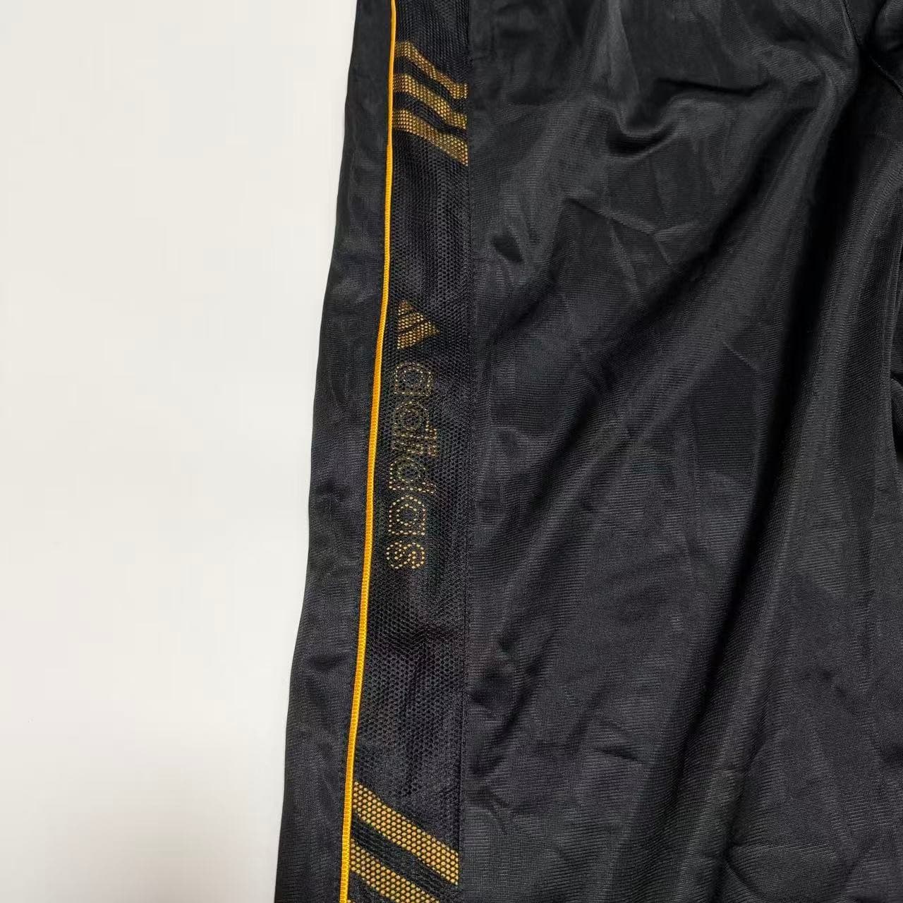 Vintage Adidas Black & Gold Track Pants — photo 8 of 8