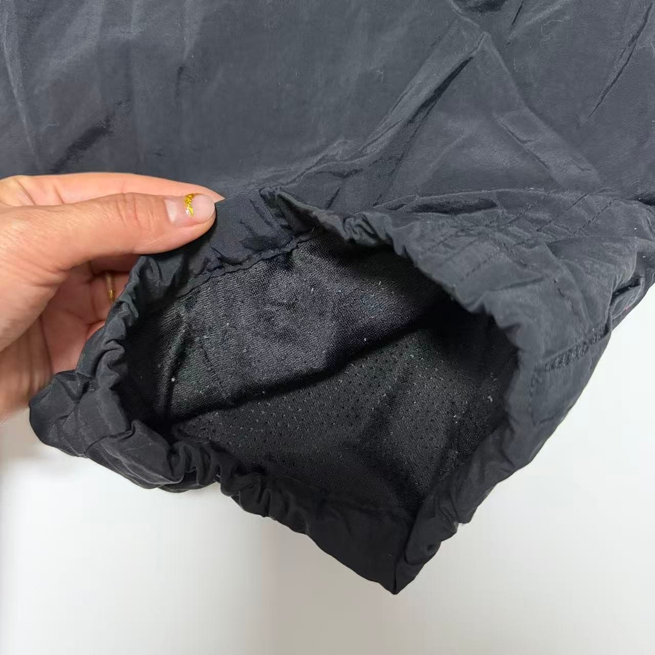 Vintage Adidas Black Nylon Track Pants — photo 9 of 9
