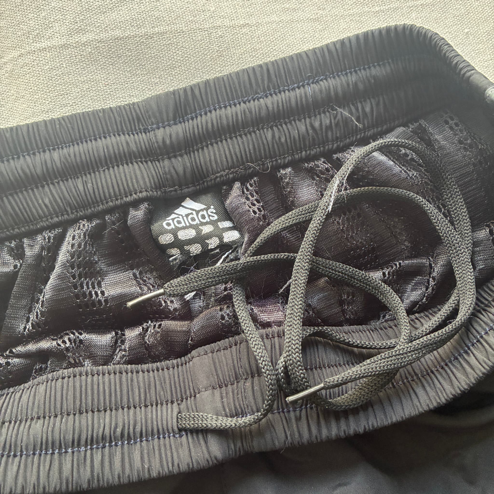Vintage Adidas Black Nylon Track Pants 2000s Release — photo 4 of 6