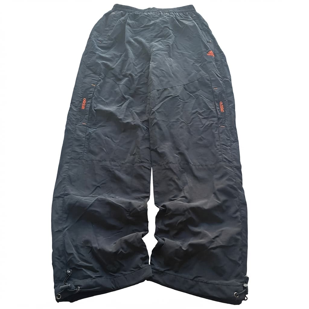 Vintage Adidas Black Nylon Track Pants 2000s Release — photo 1 of 6