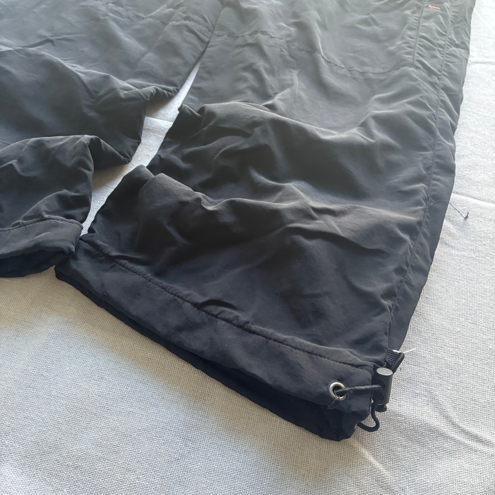 Vintage Adidas Black Nylon Track Pants 2000s Release — photo 2 of 6