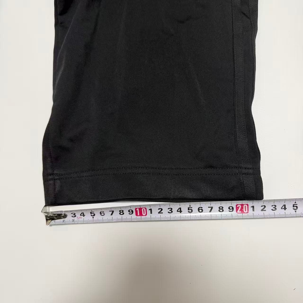 Vintage Adidas Black Wide Leg Track Pants — photo 6 of 9