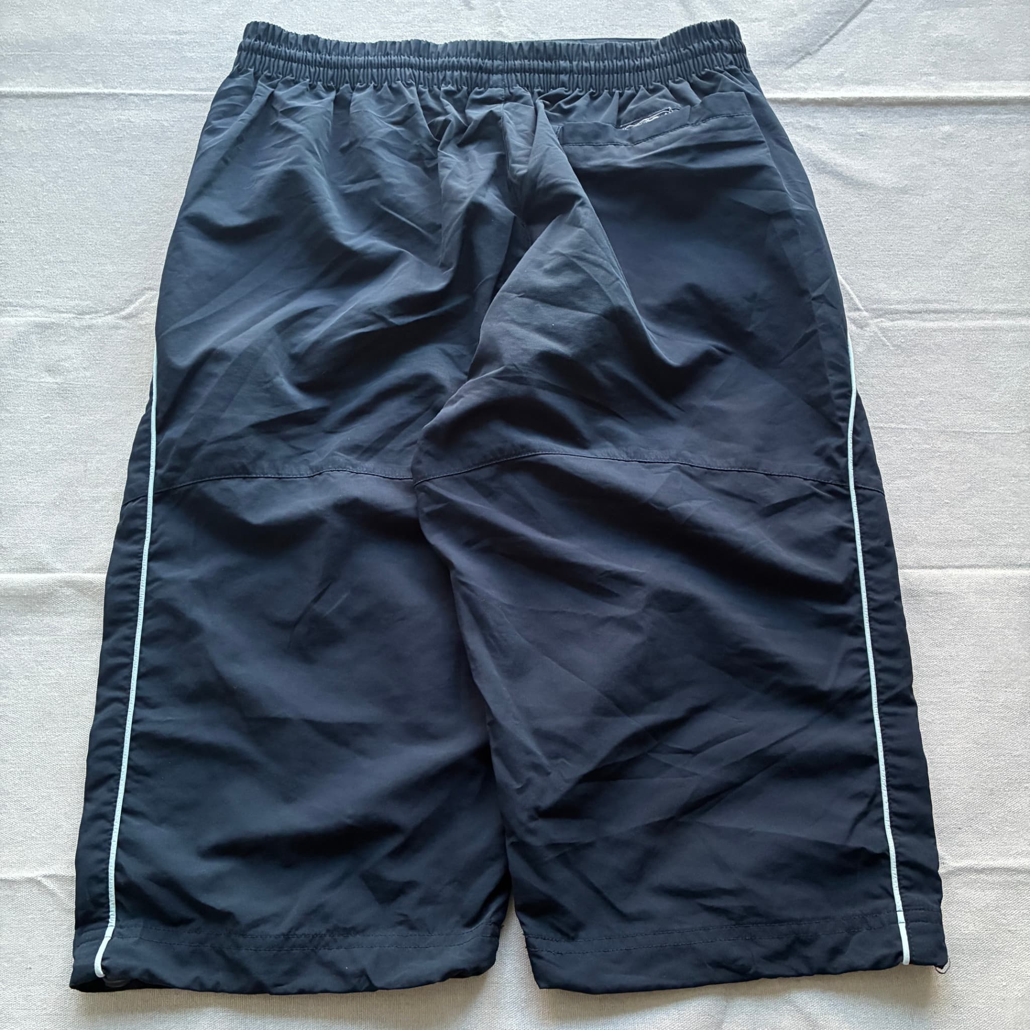Vintage Adidas Embroidered Logo Nylon Shorts Navy Men's Size L — photo 5 of 7