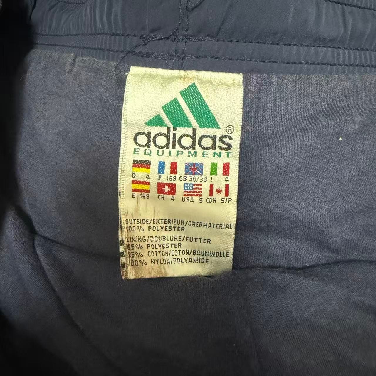 Vintage Adidas Equipment Navy Track Pants S — photo 3 of 10