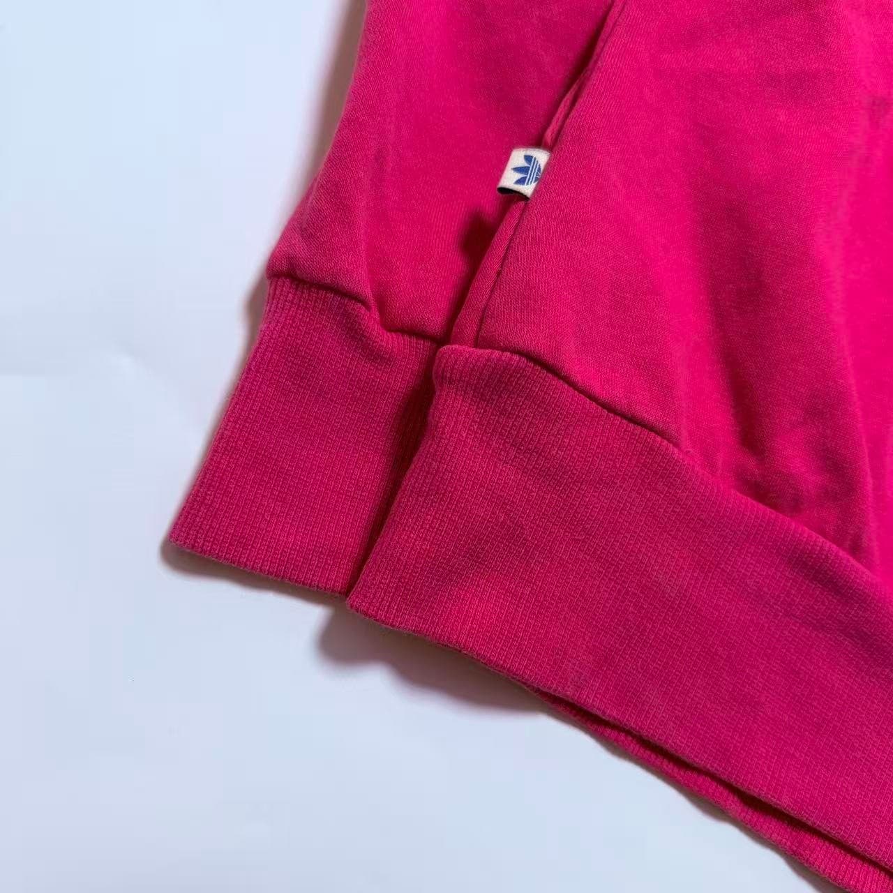 Vintage Adidas Full-Zip Hoodie Red — photo 6 of 9