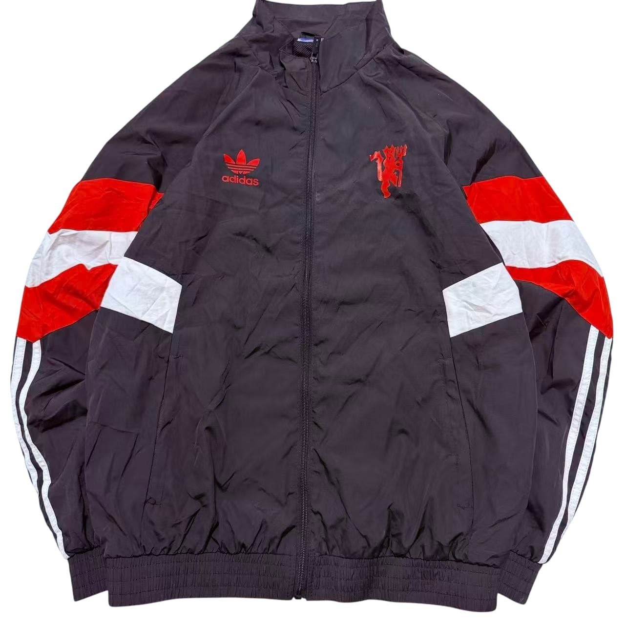 Vintage Adidas Manchester United Trefoil Track Jacket — photo 1 of 8