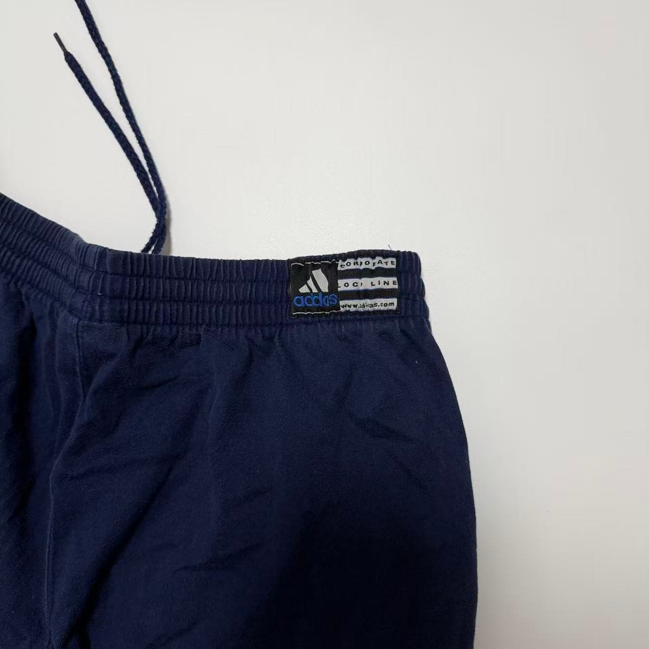 Vintage Adidas Navy Blue Embroidered Sweatpants — photo 4 of 11