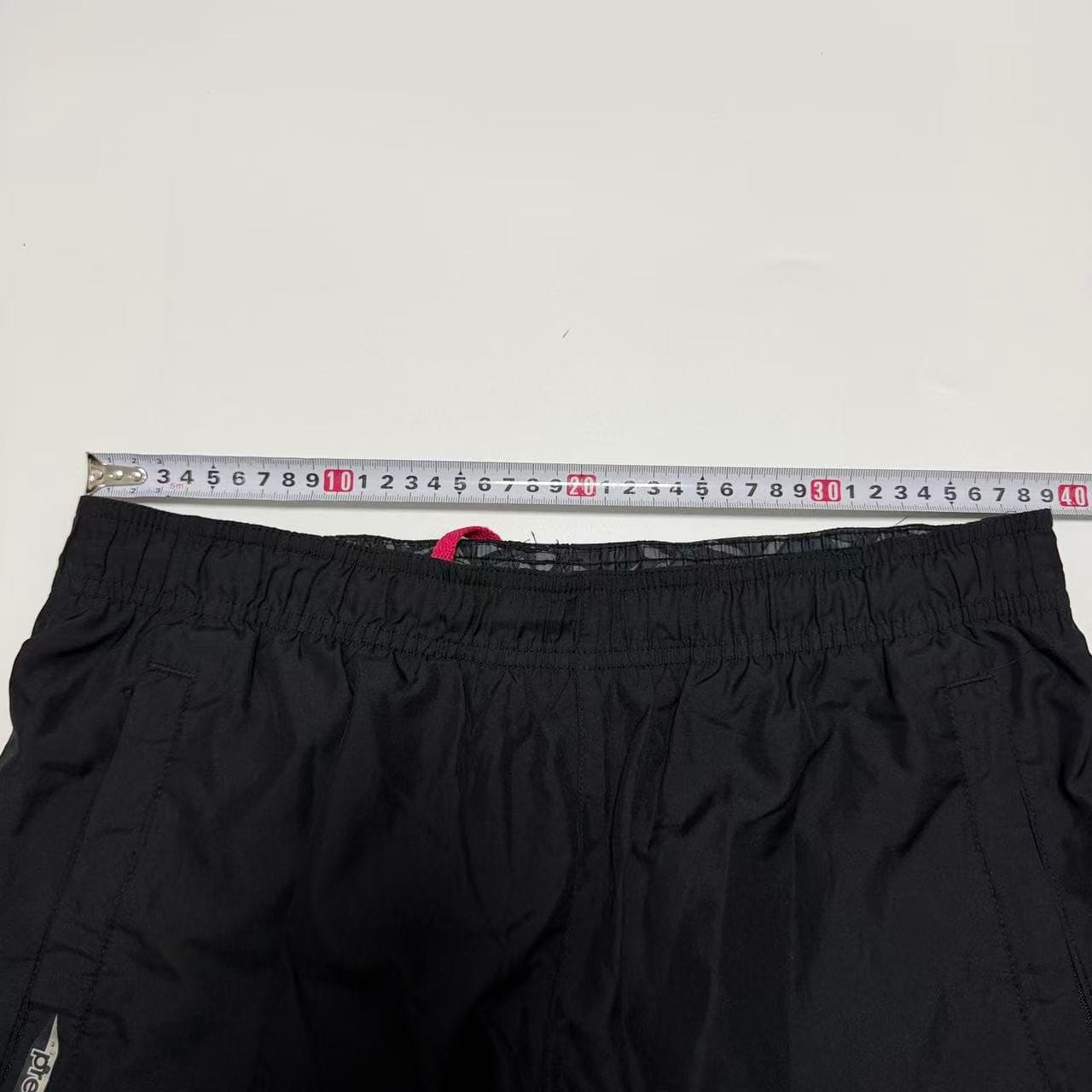 Vintage Adidas Nylon Track Pants Black White — photo 4 of 11