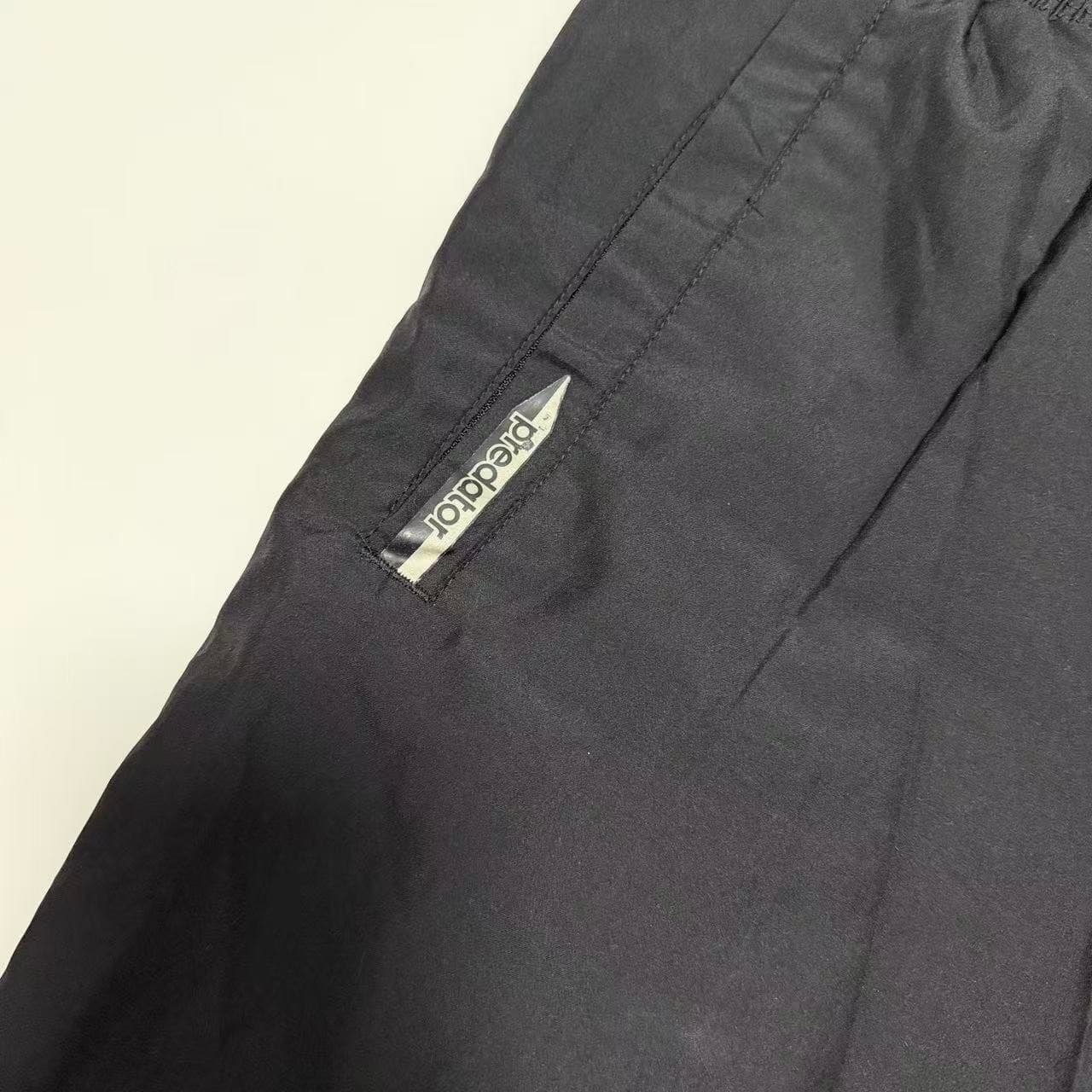 Vintage Adidas Nylon Track Pants Black White — photo 5 of 11