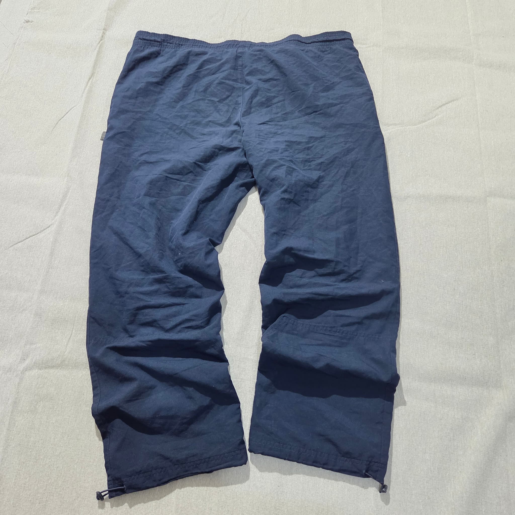 Vintage Adidas Nylon Track Pants Navy Blue — photo 9 of 11