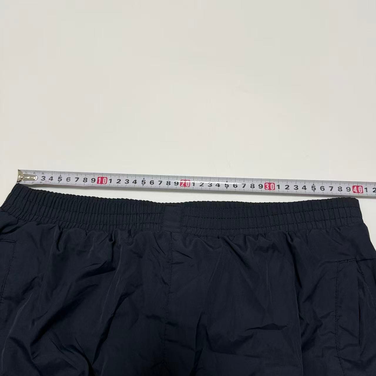 Vintage Adidas Nylon Track Pants Navy Blue White Stripe — photo 3 of 10