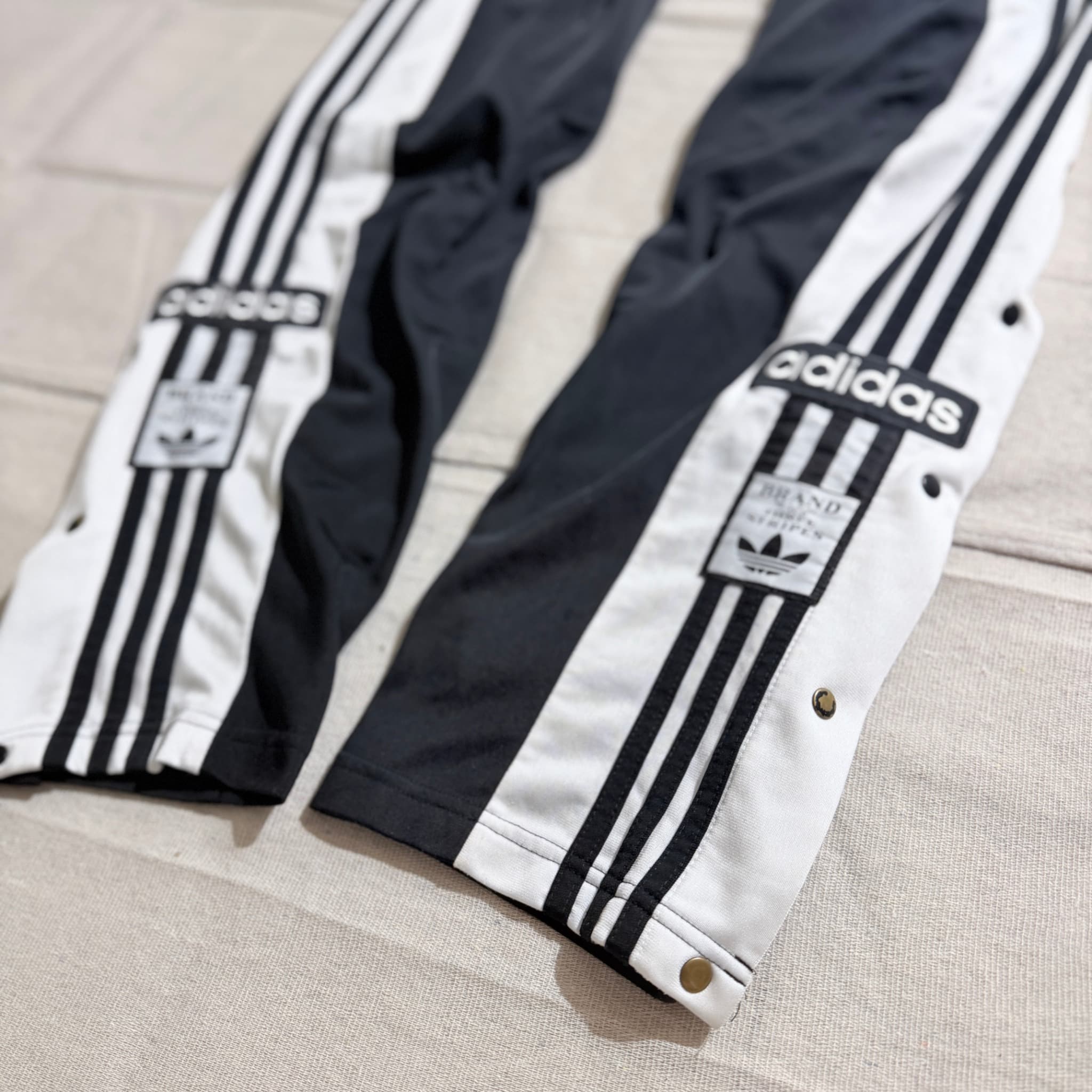 Vintage Adidas Originals Adibreak Tearaway Track Pants Black — photo 2 of 8