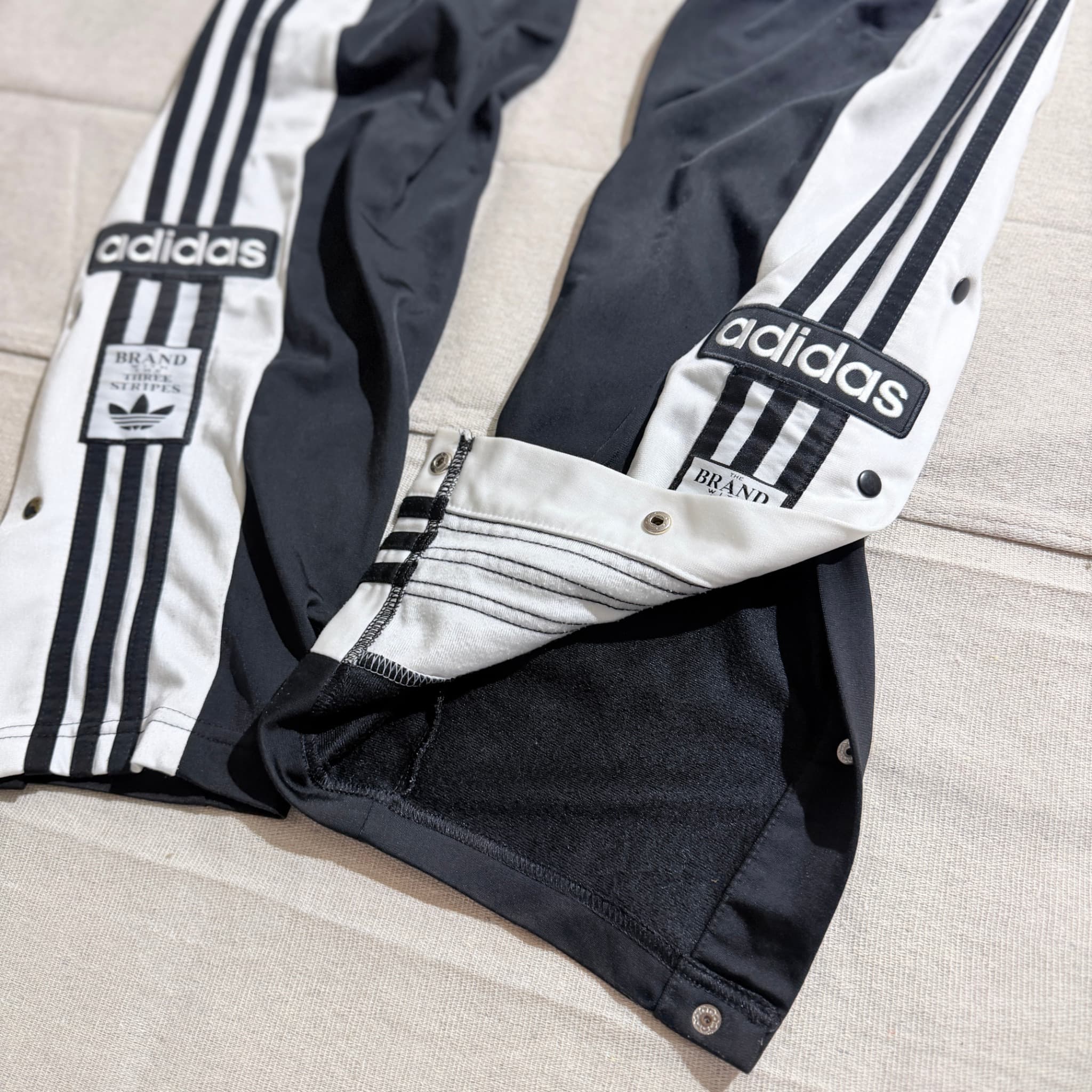 Vintage Adidas Originals Adibreak Tearaway Track Pants Black — photo 3 of 8