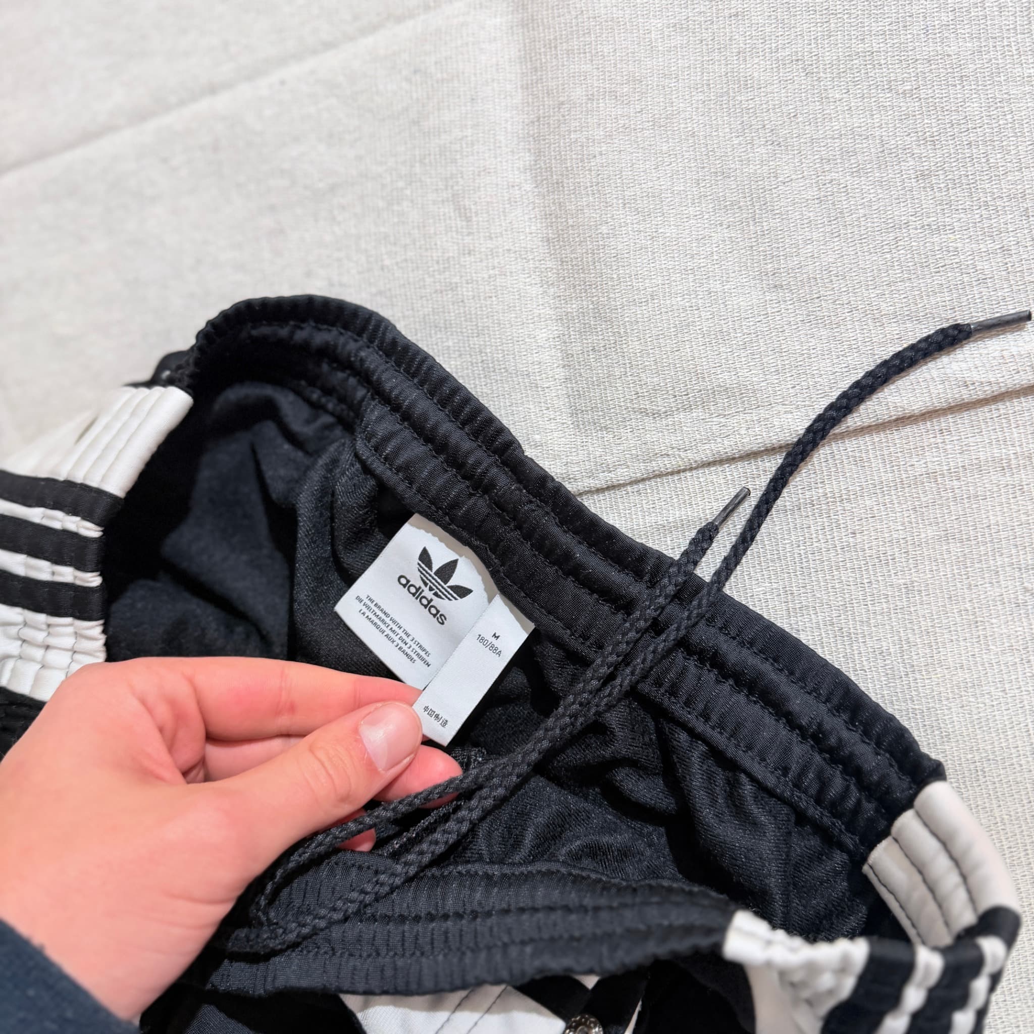 Vintage Adidas Originals Adibreak Tearaway Track Pants Black — photo 5 of 8