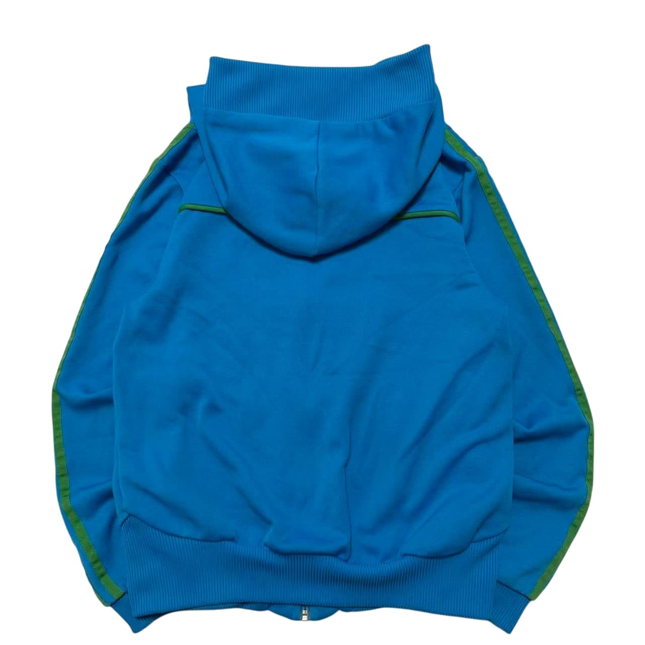 Vintage Adidas Originals Blue & Green Track Jacket Hoodie — photo 1 of 6