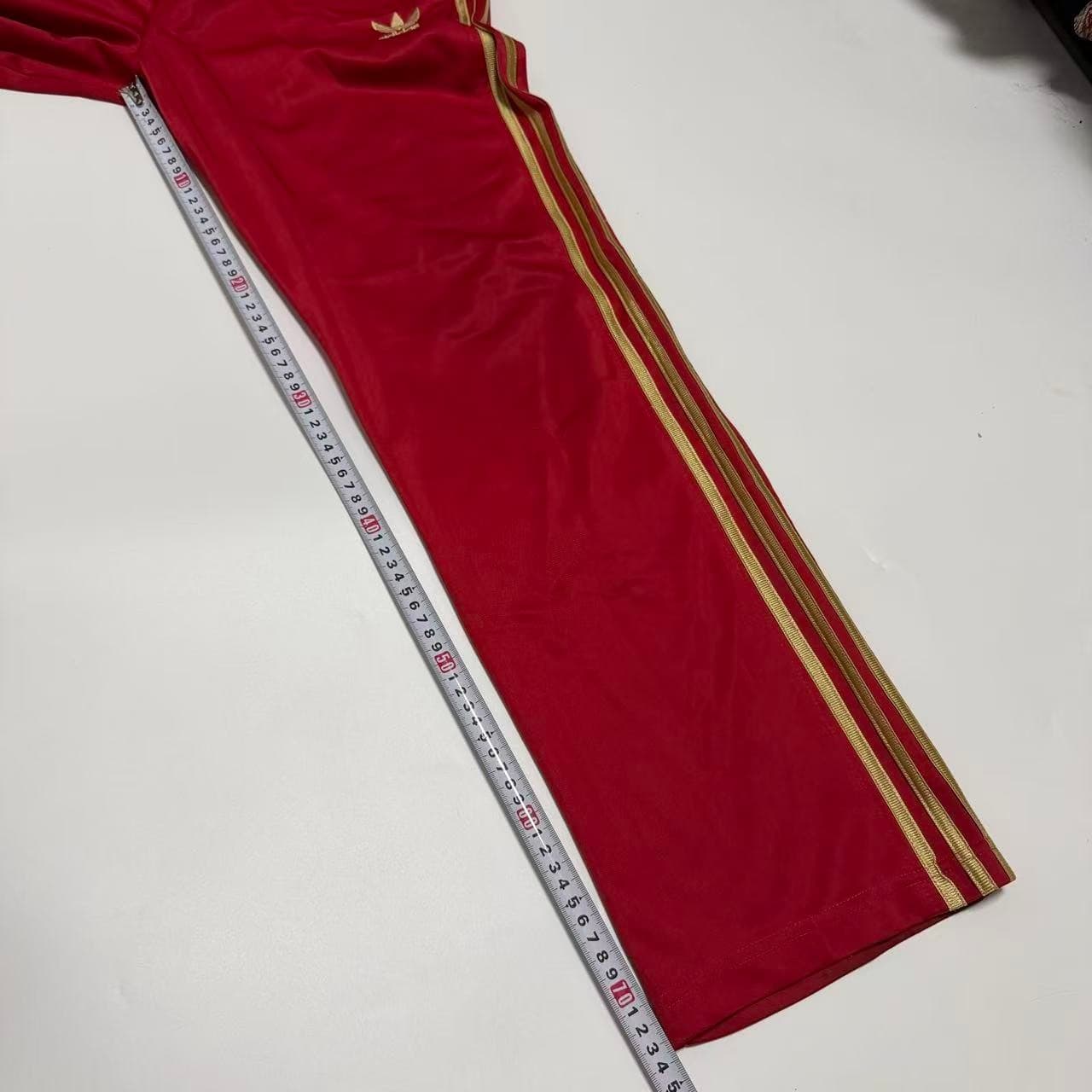 Vintage Adidas Originals Red & Gold Track Pants — photo 8 of 10
