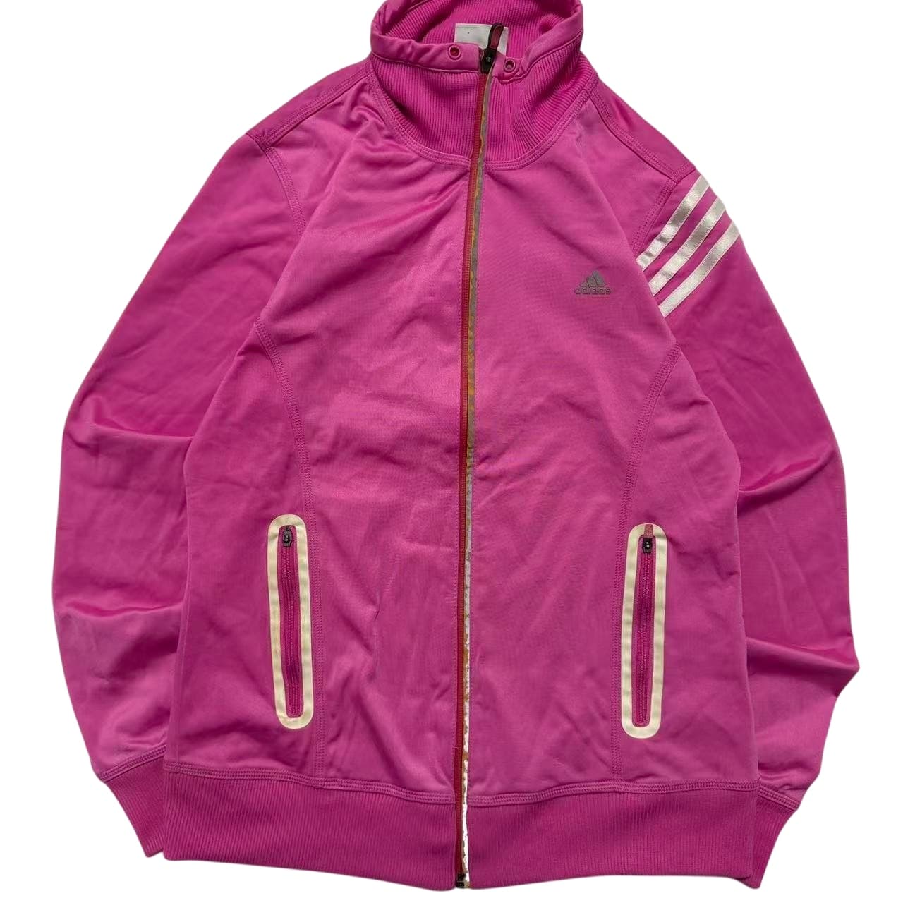 Vintage Adidas Pink Track Jacket Women's Large — photo 1 of 9