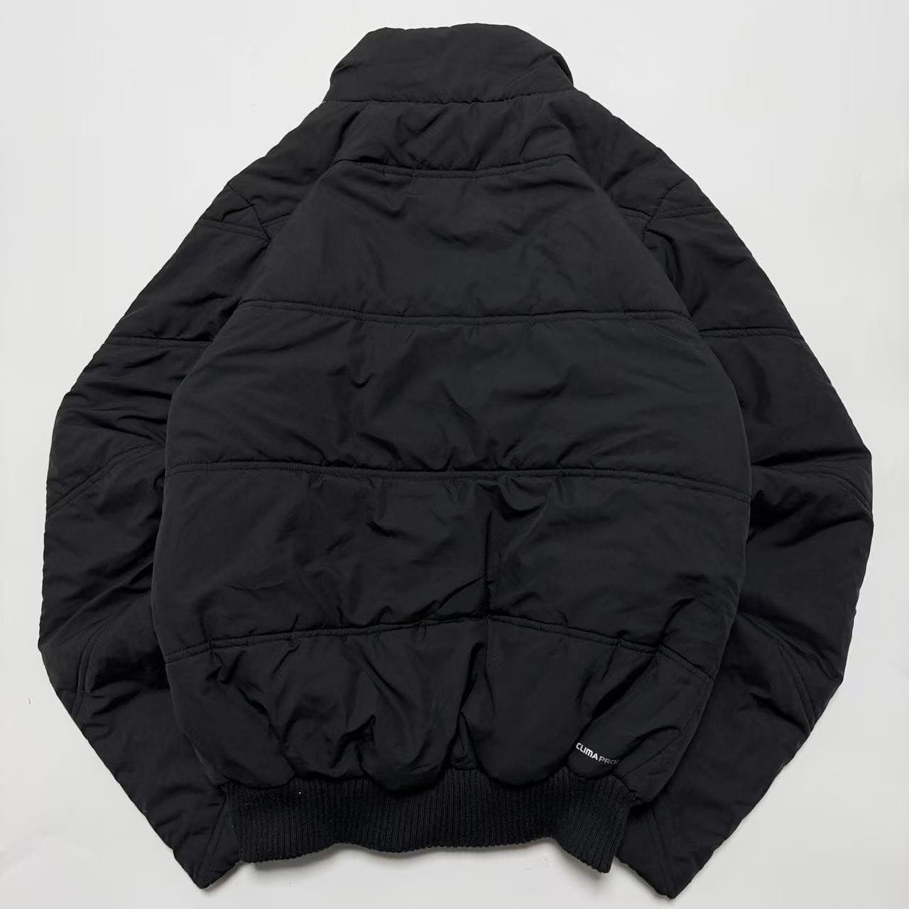 Vintage Adidas Puffer Jacket Black 3-Stripe L — photo 2 of 7