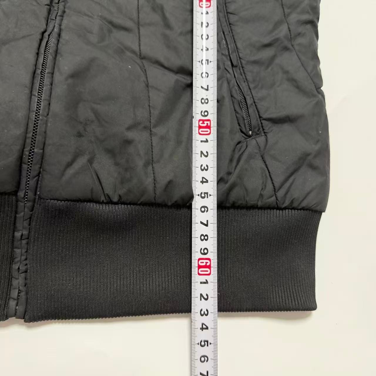 Vintage Adidas Quilted Track Jacket Black Red — photo 5 of 6