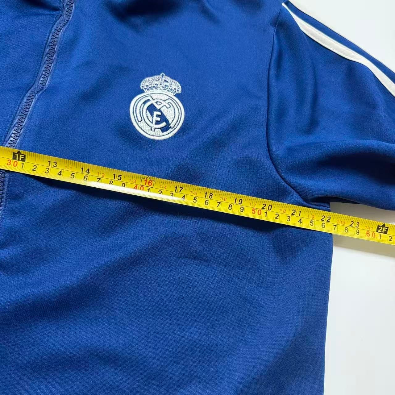 Vintage Adidas Real Madrid Track Jacket Blue White — photo 3 of 6