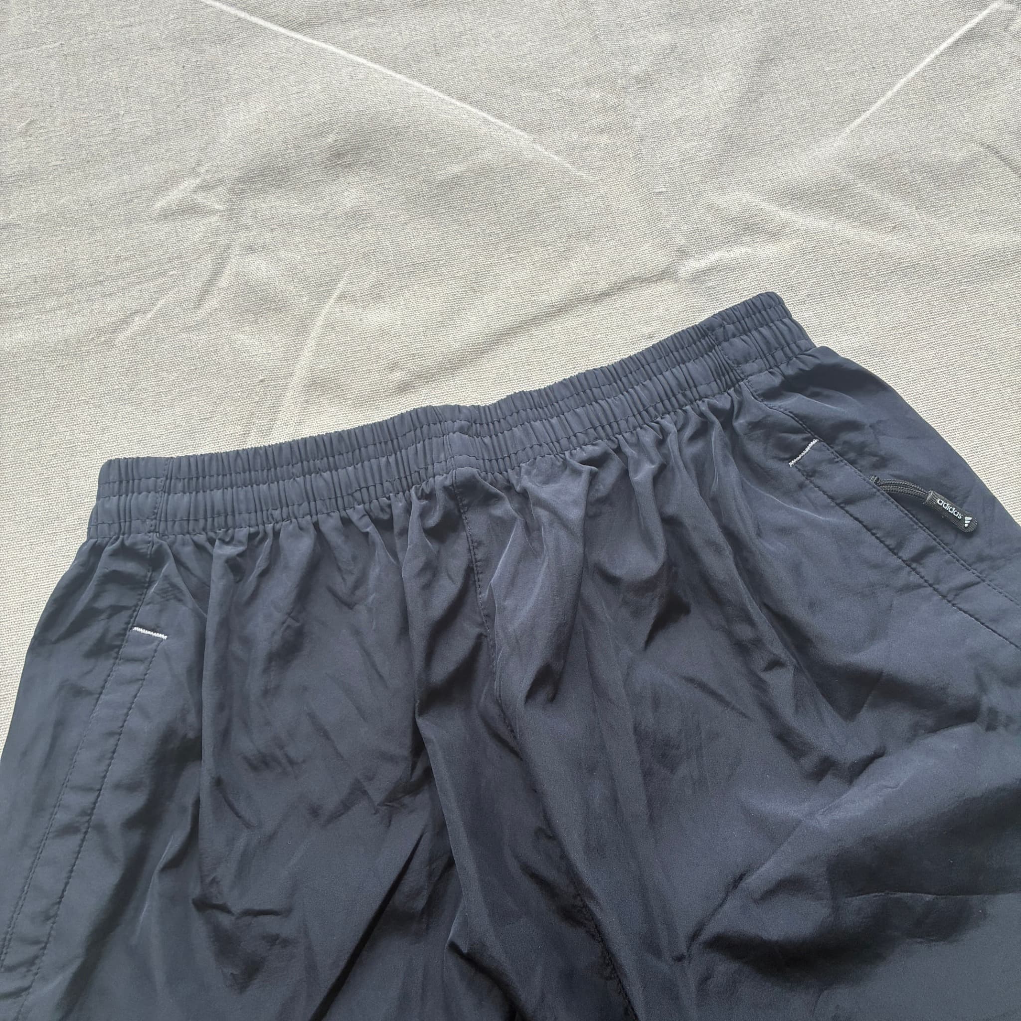 Vintage Adidas Sportswear Nylon Cargo Shorts Black Baggy 2000s Release — photo 4 of 6