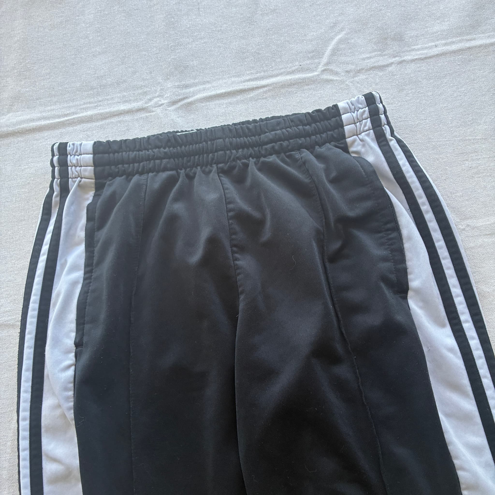 Vintage Adidas Track Pants Black White Size 8 — photo 3 of 6