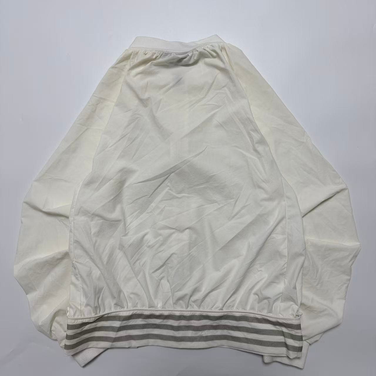 Vintage Adidas White Lightweight Bomber Jacket — photo 2 of 6