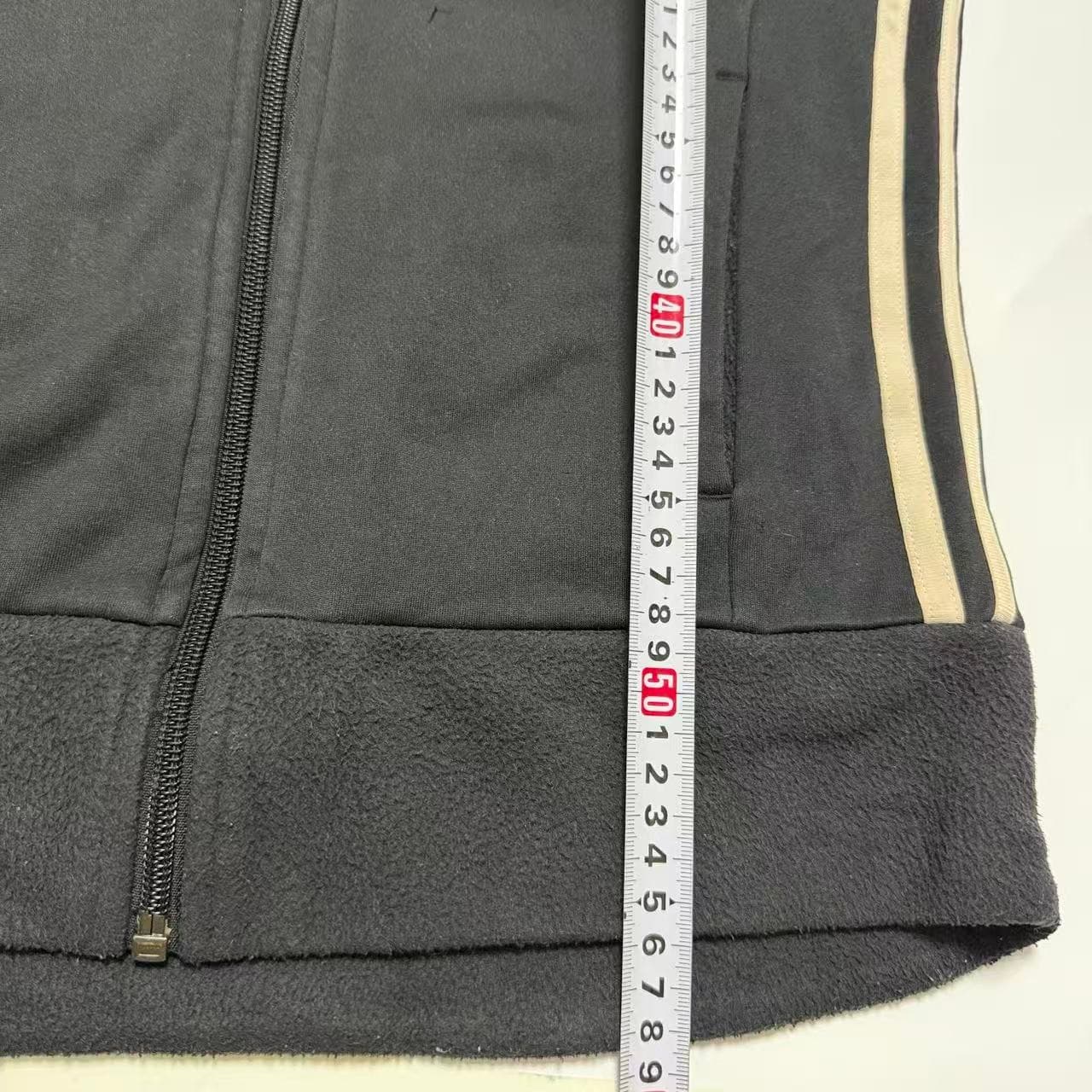 Vintage Adidas Women's Full-Zip Track Hoodie Black Beige — photo 4 of 6