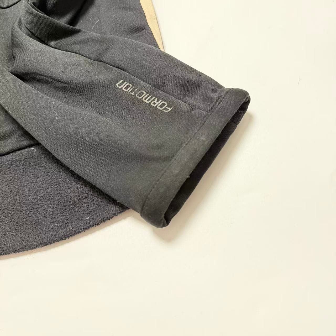 Vintage Adidas Women's Full-Zip Track Hoodie Black Beige — photo 6 of 6