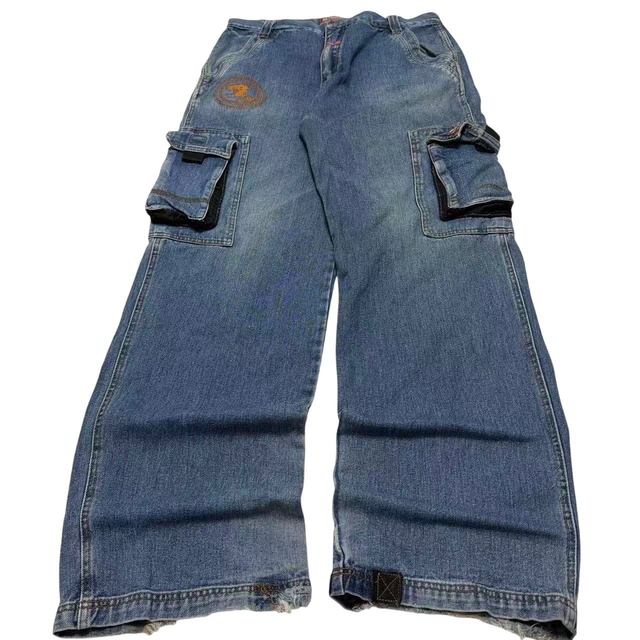 Vintage Akademiks Baggy Cargo Denim Jeans — photo 1 of 8