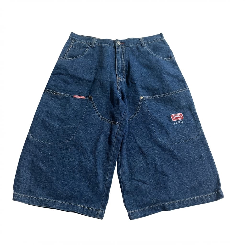 Vintage Baggy Denim Jean Shorts — photo 1 of 9