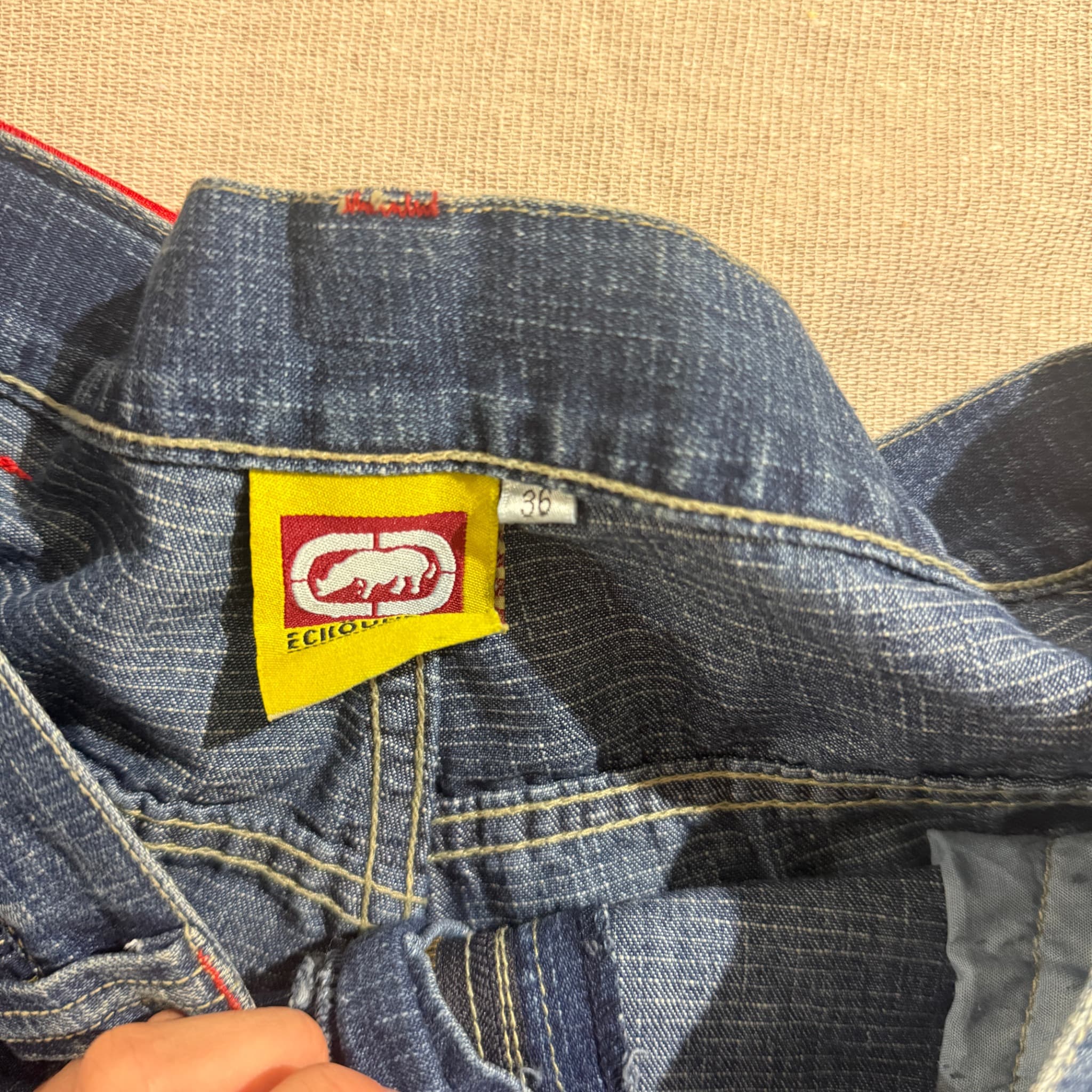 Vintage Baggy Denim Jean Shorts — photo 5 of 9